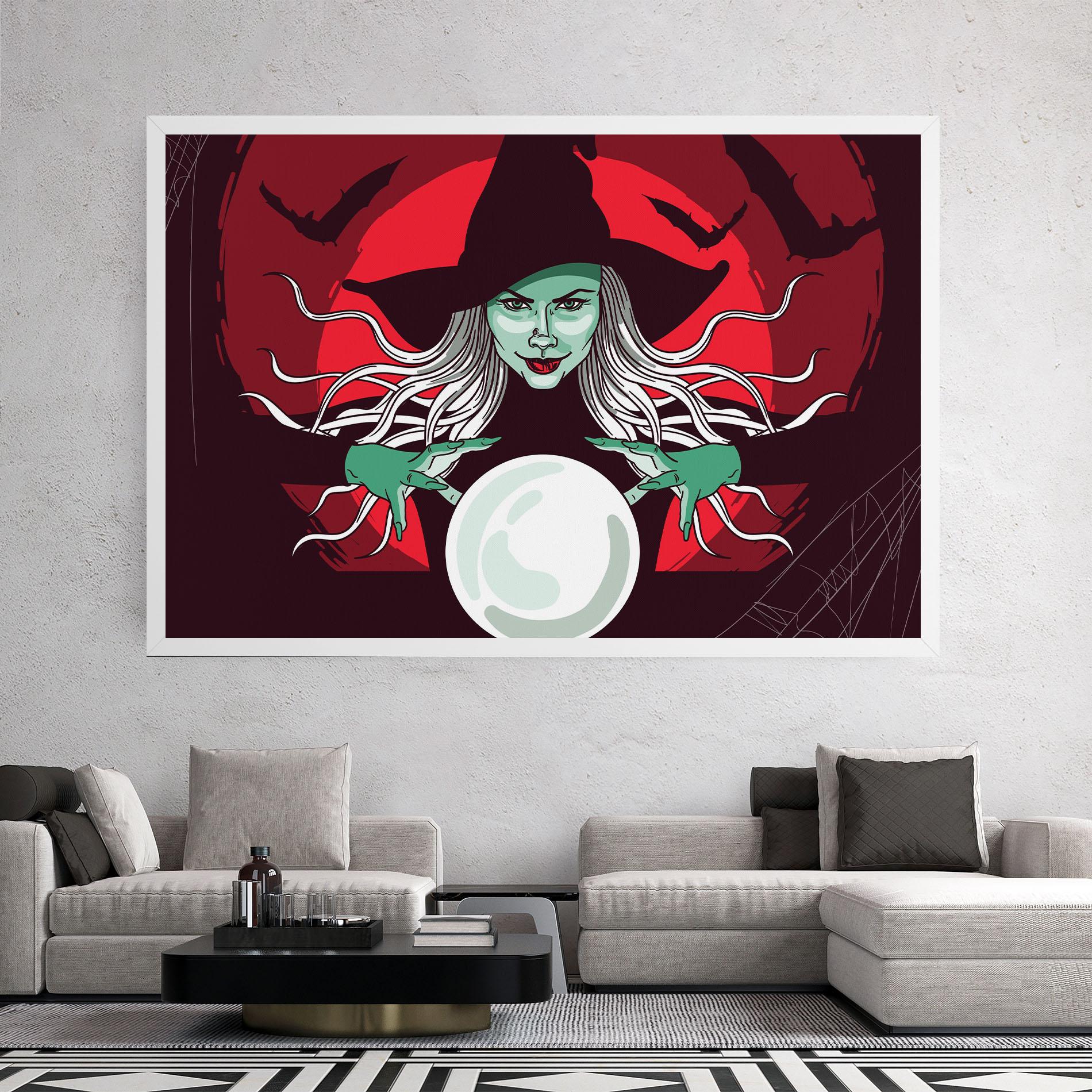 Leinwandbild Green Witch mockup 2