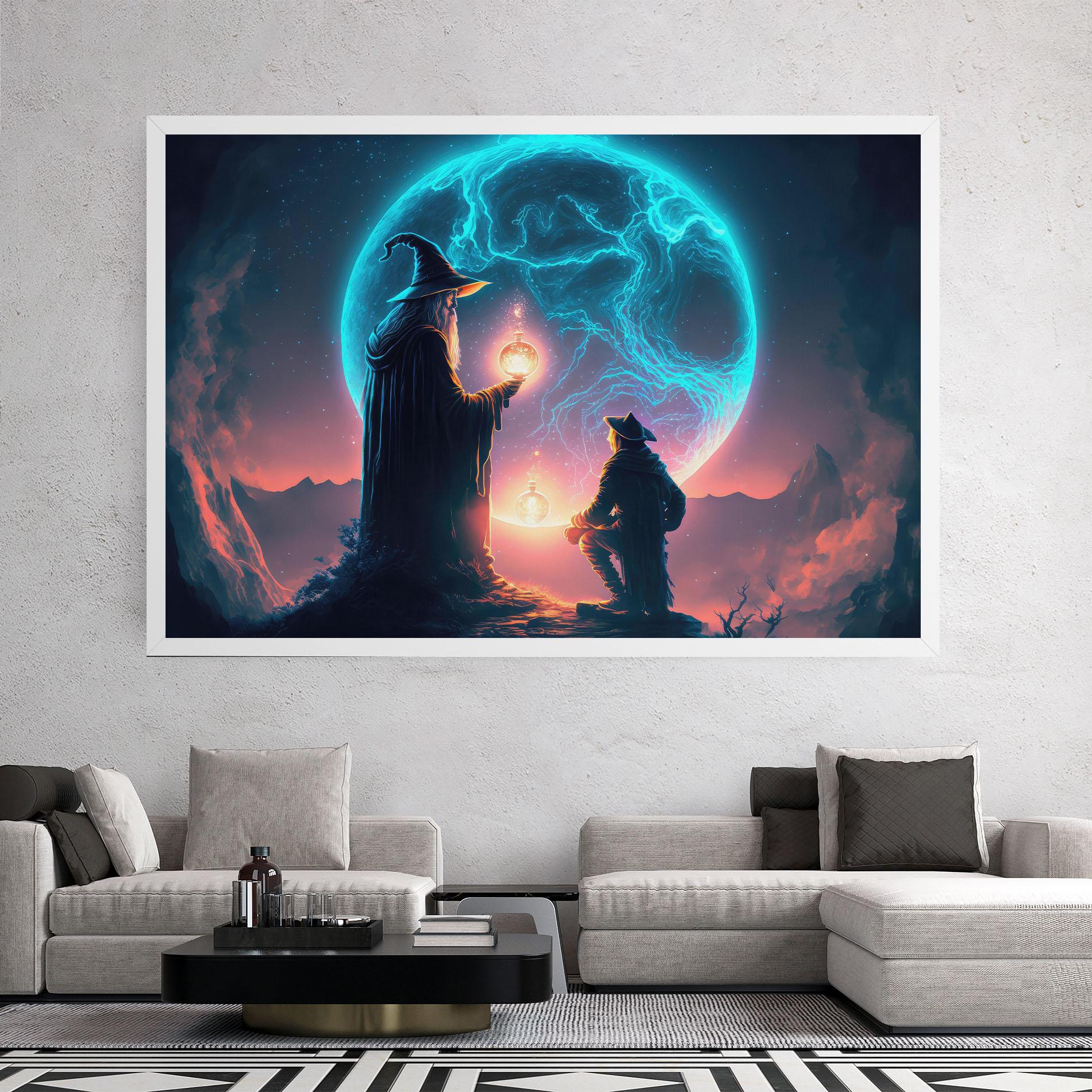 Leinwandbild Wizard Magic mockup 2