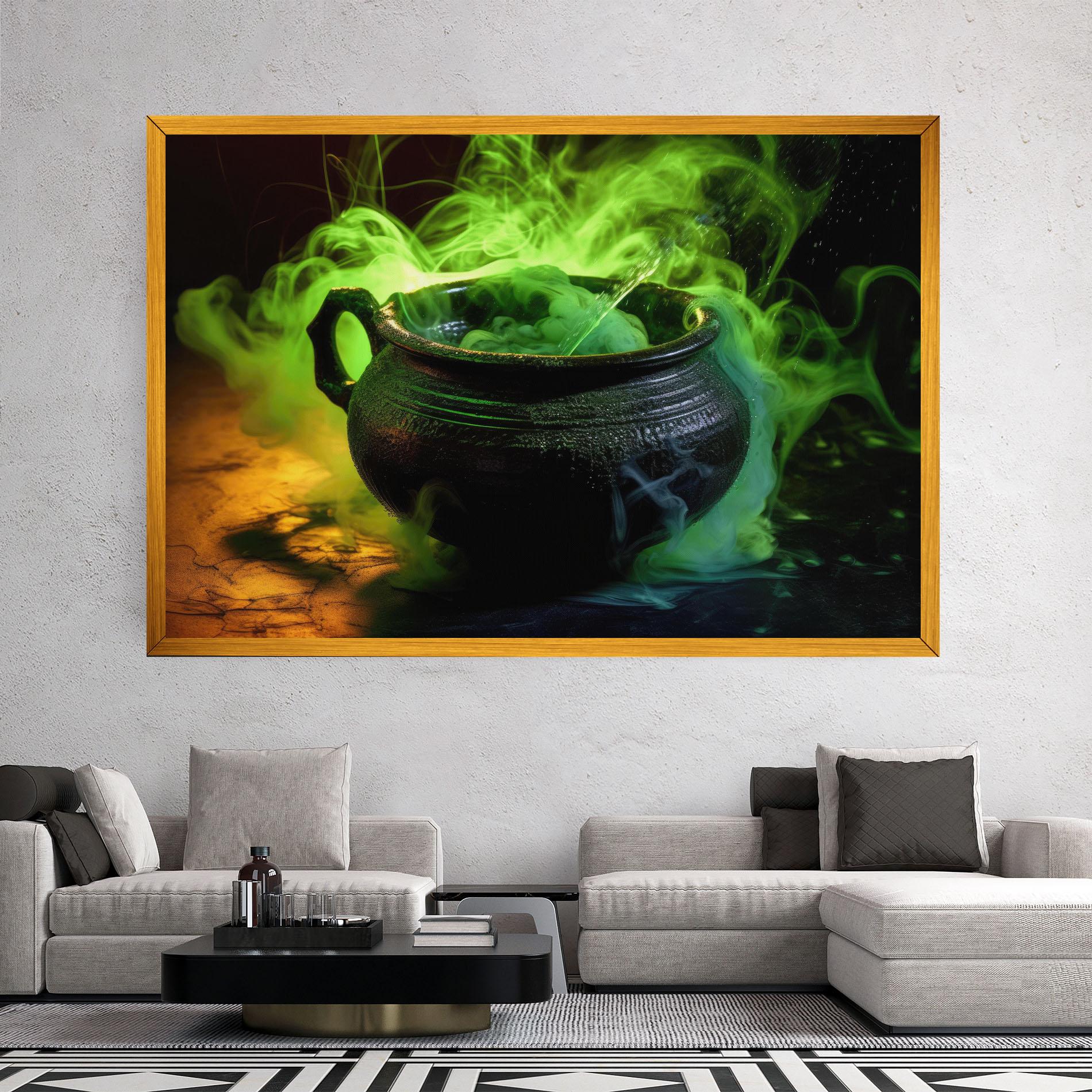 Leinwandbild Green Portion mockup 2