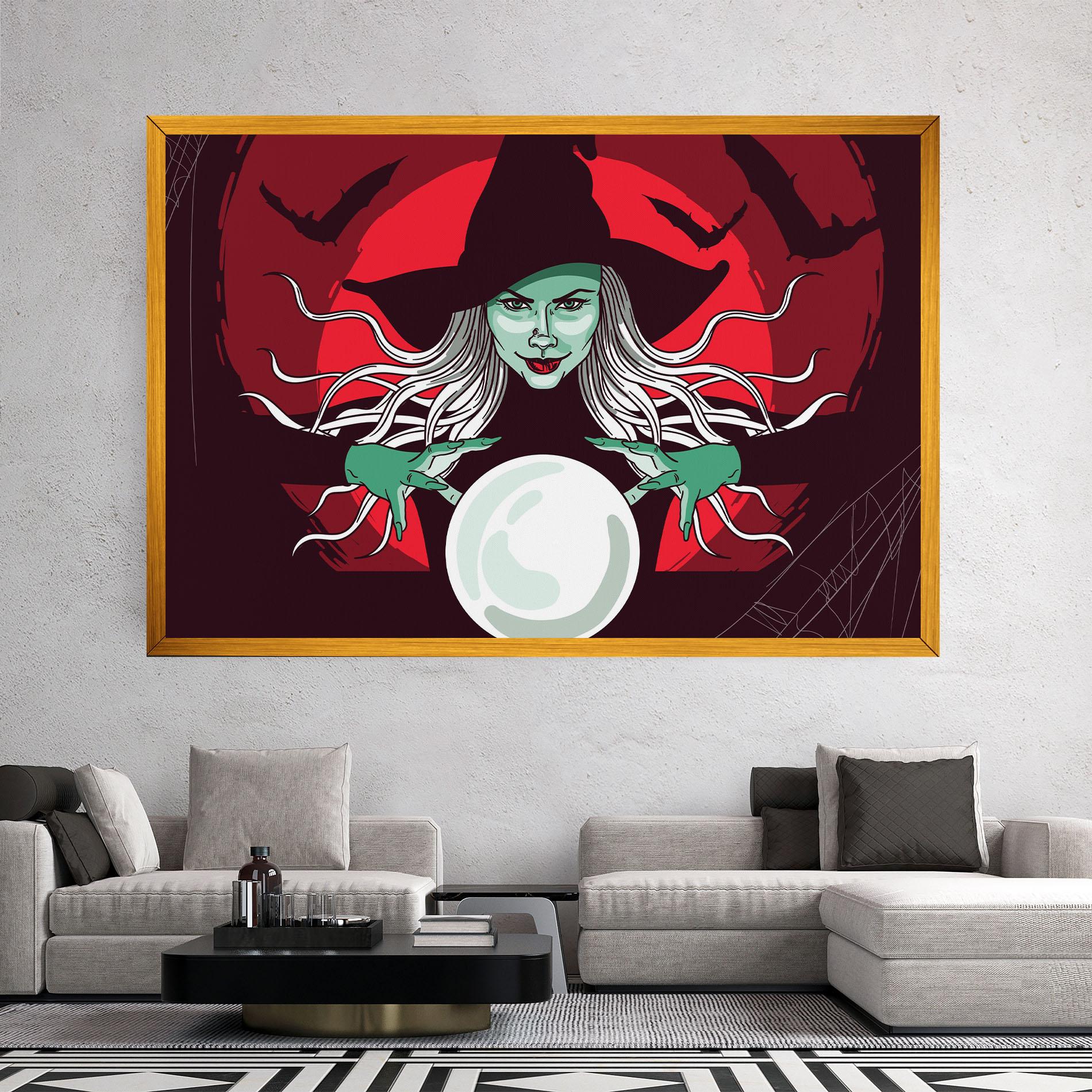 Leinwandbild Green Witch mockup 2