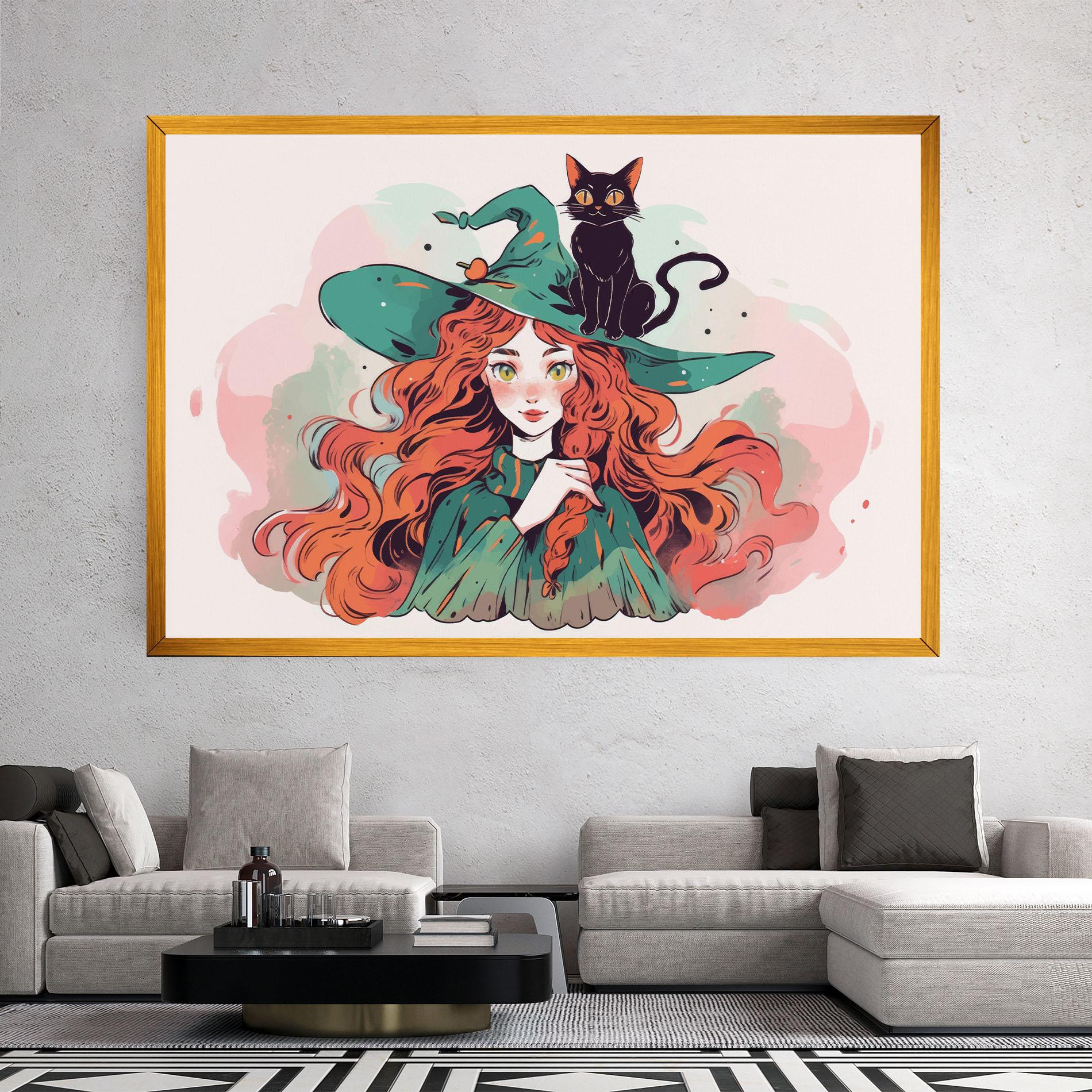 Leinwandbild Red Air Witch mockup 2
