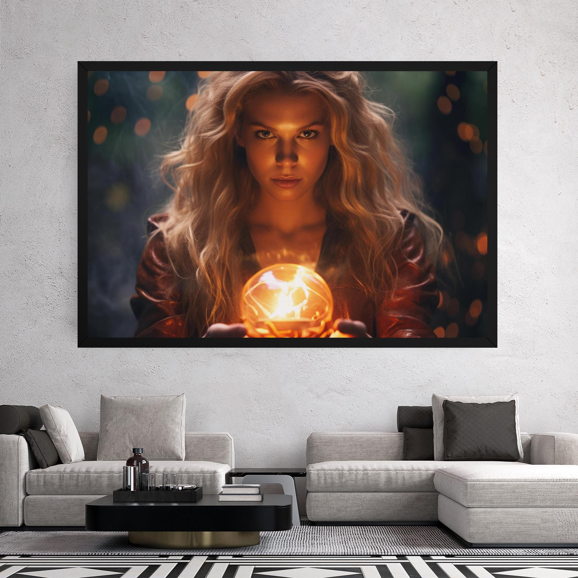 Beautiful Woman Witch mockup 2