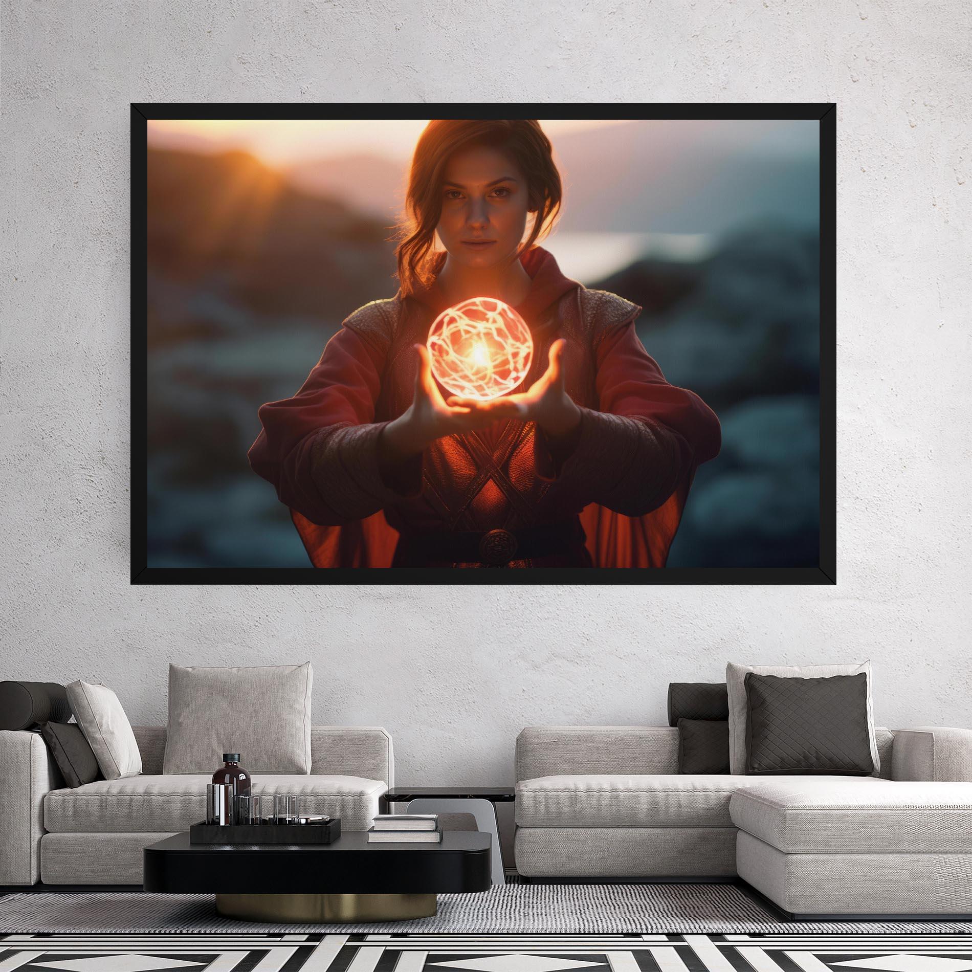 Leinwandbild Witch Ball mockup 2