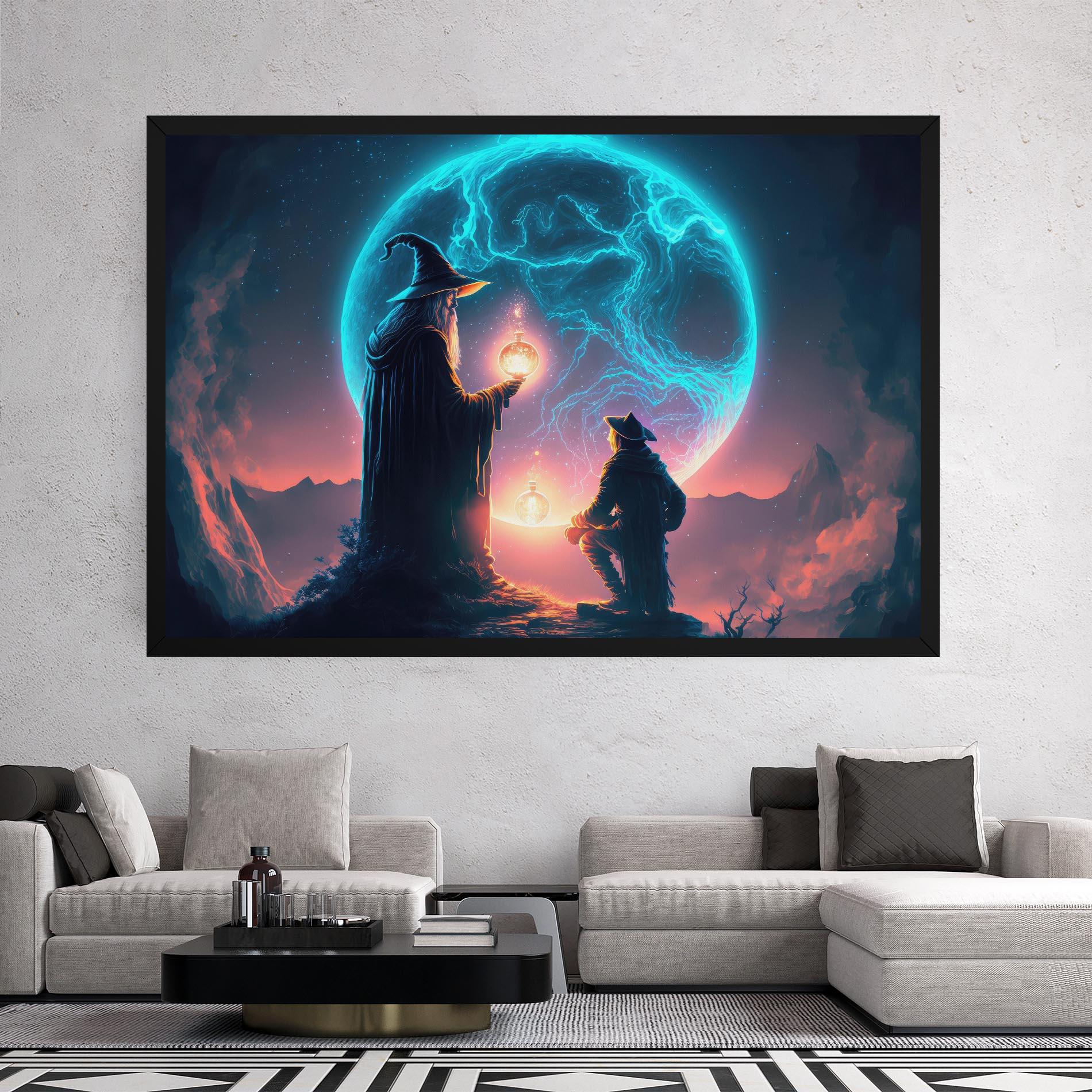 Leinwandbild Wizard Magic mockup 2