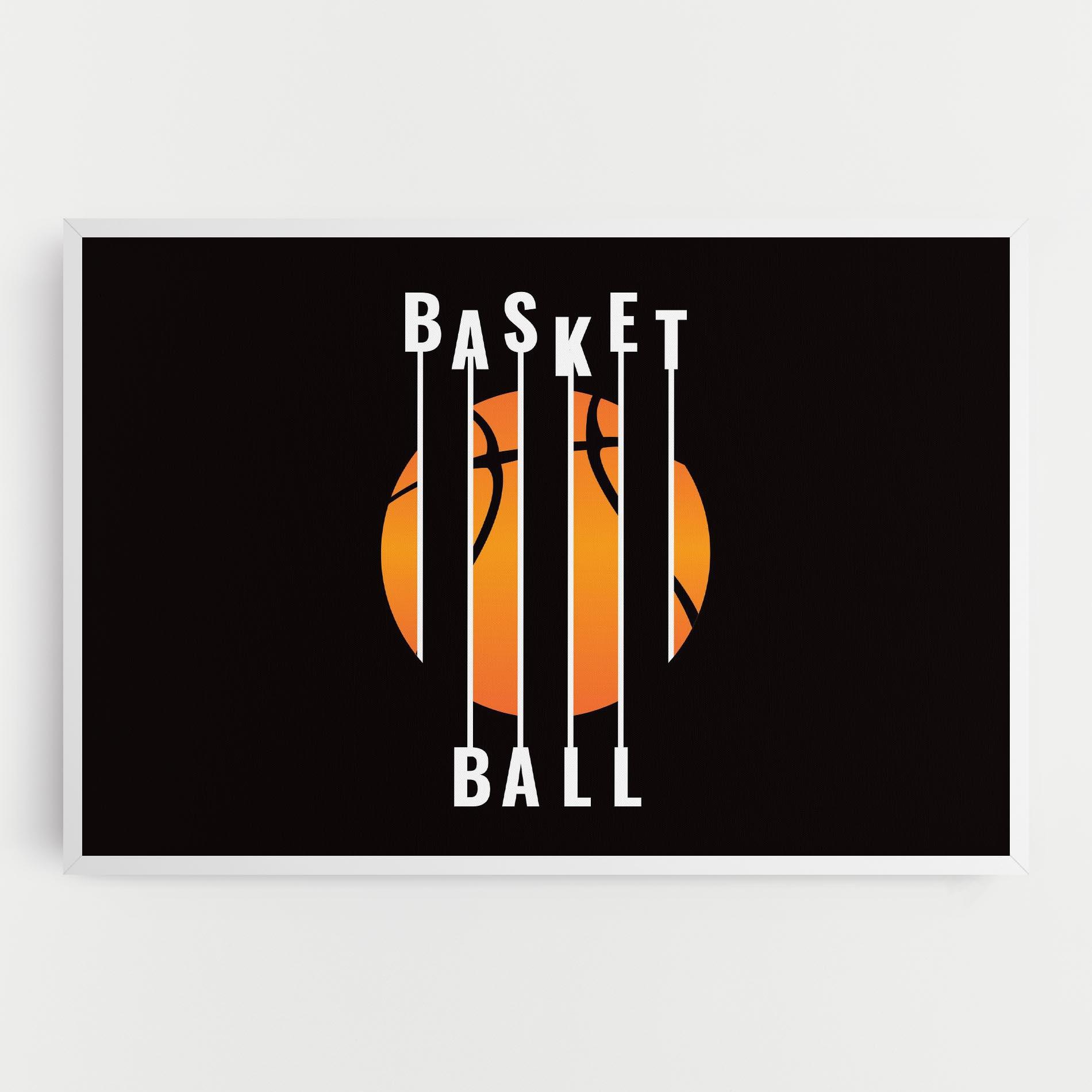 Leinwandbild Basket Ball mockup 0