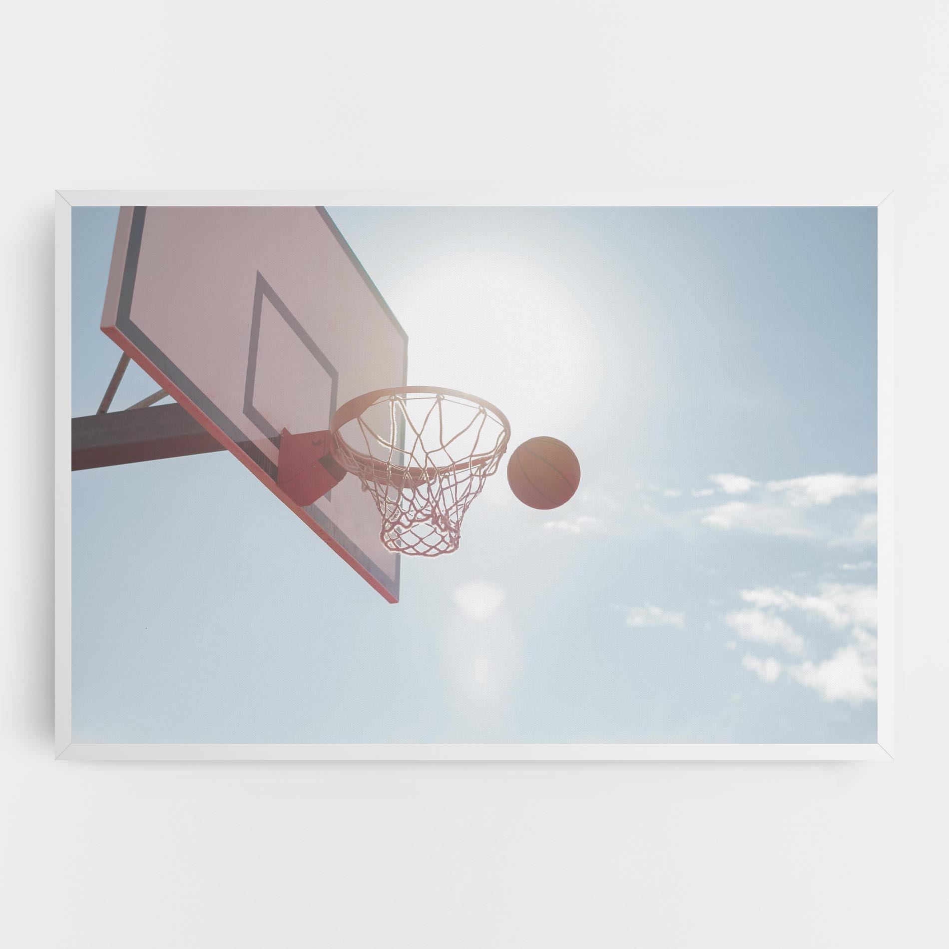 Leinwandbild Basketball Hoop mockup 0