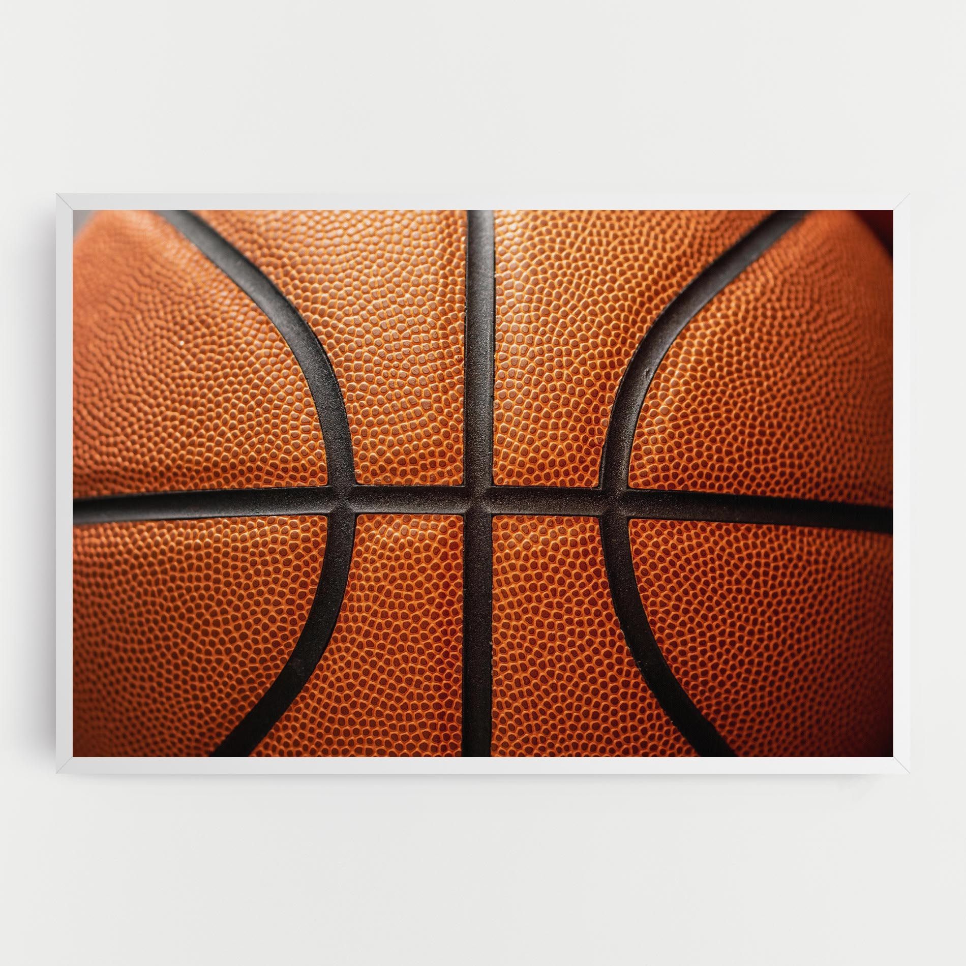 Close Up Leather Basketball mockup 0