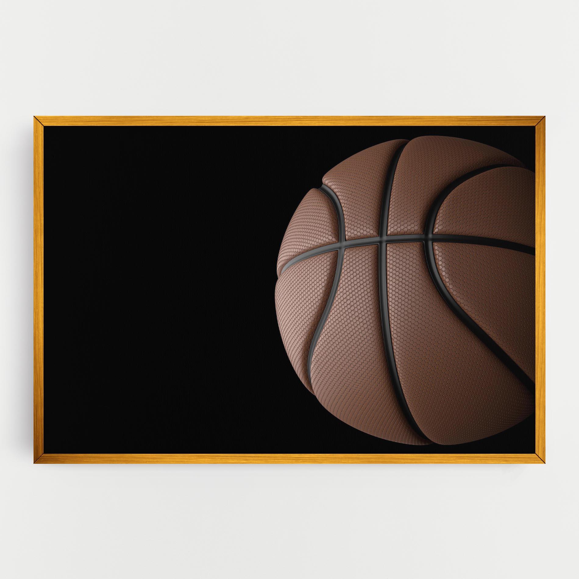 Leinwandbild 3d Basketball Ball mockup 0