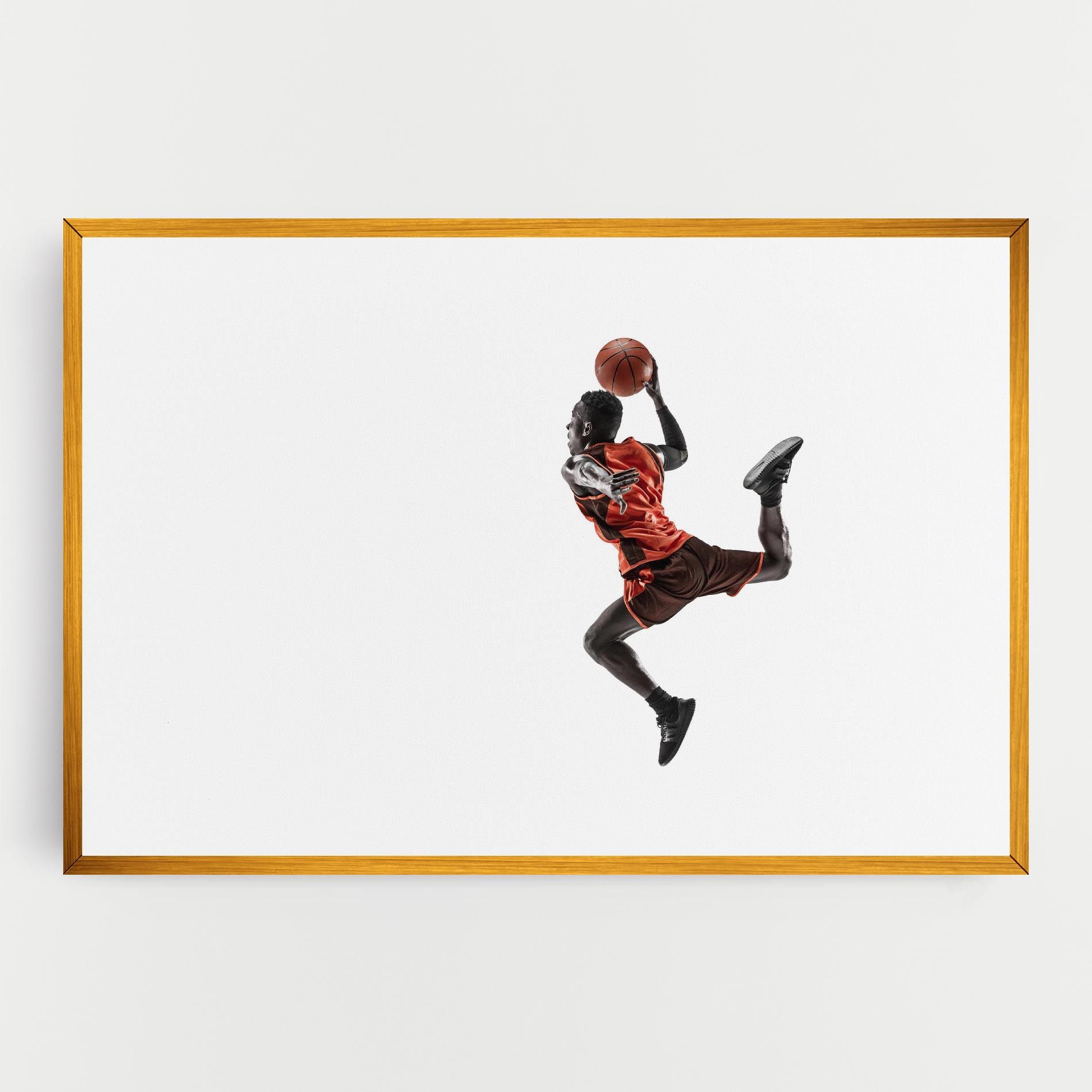 Basketball Player Flying mockup 0