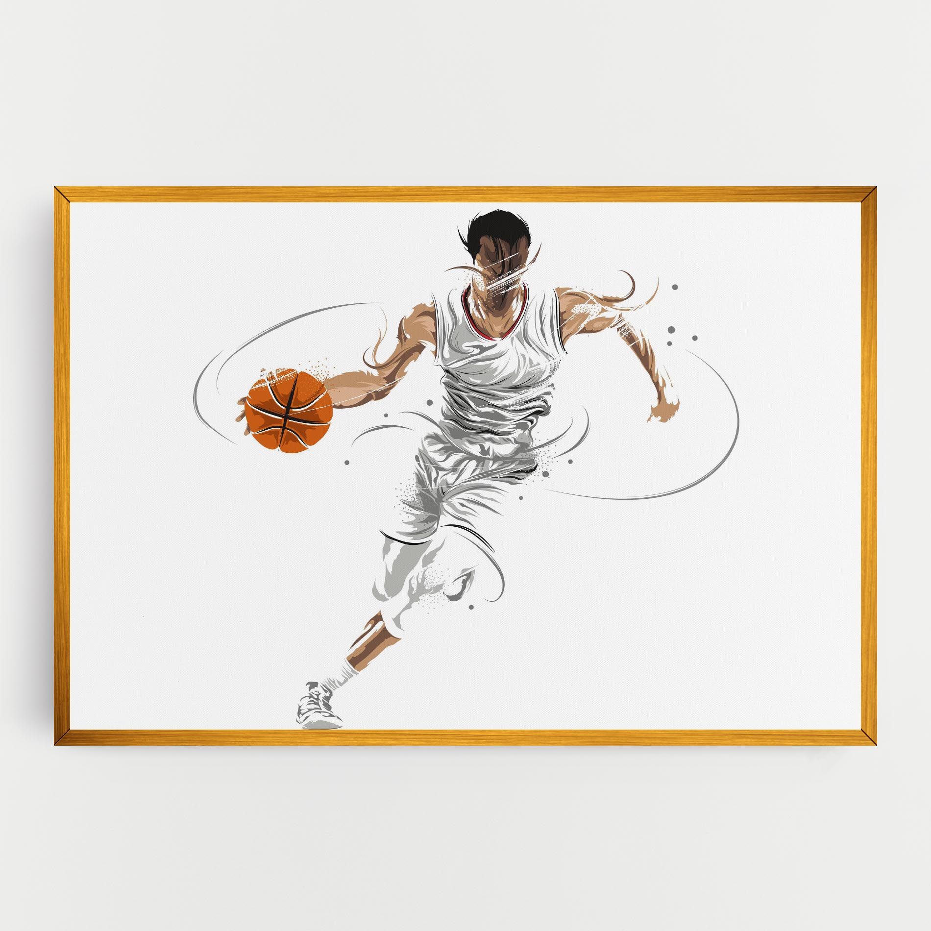 Dribbling Basketbal mockup 0