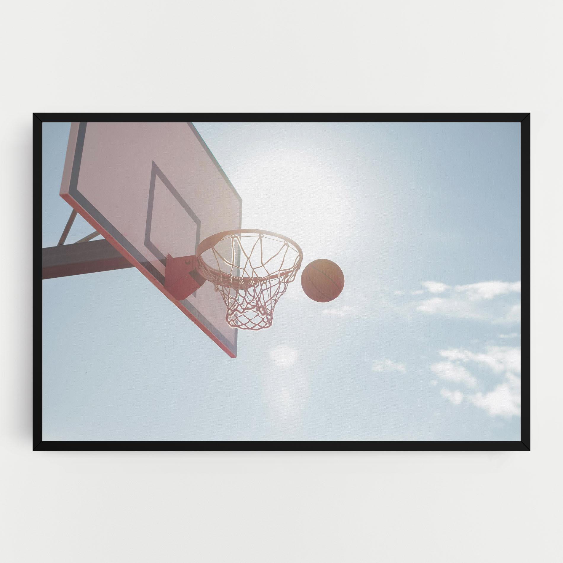Leinwandbild Basketball Hoop mockup 0