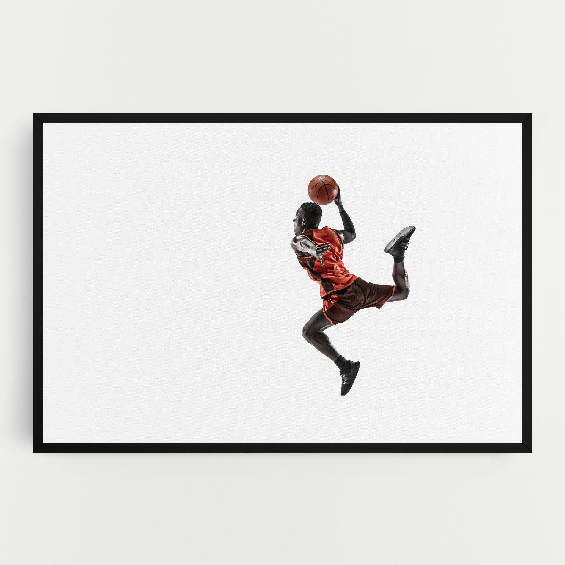 Leinwandbild Basketball Player Flying mockup 0