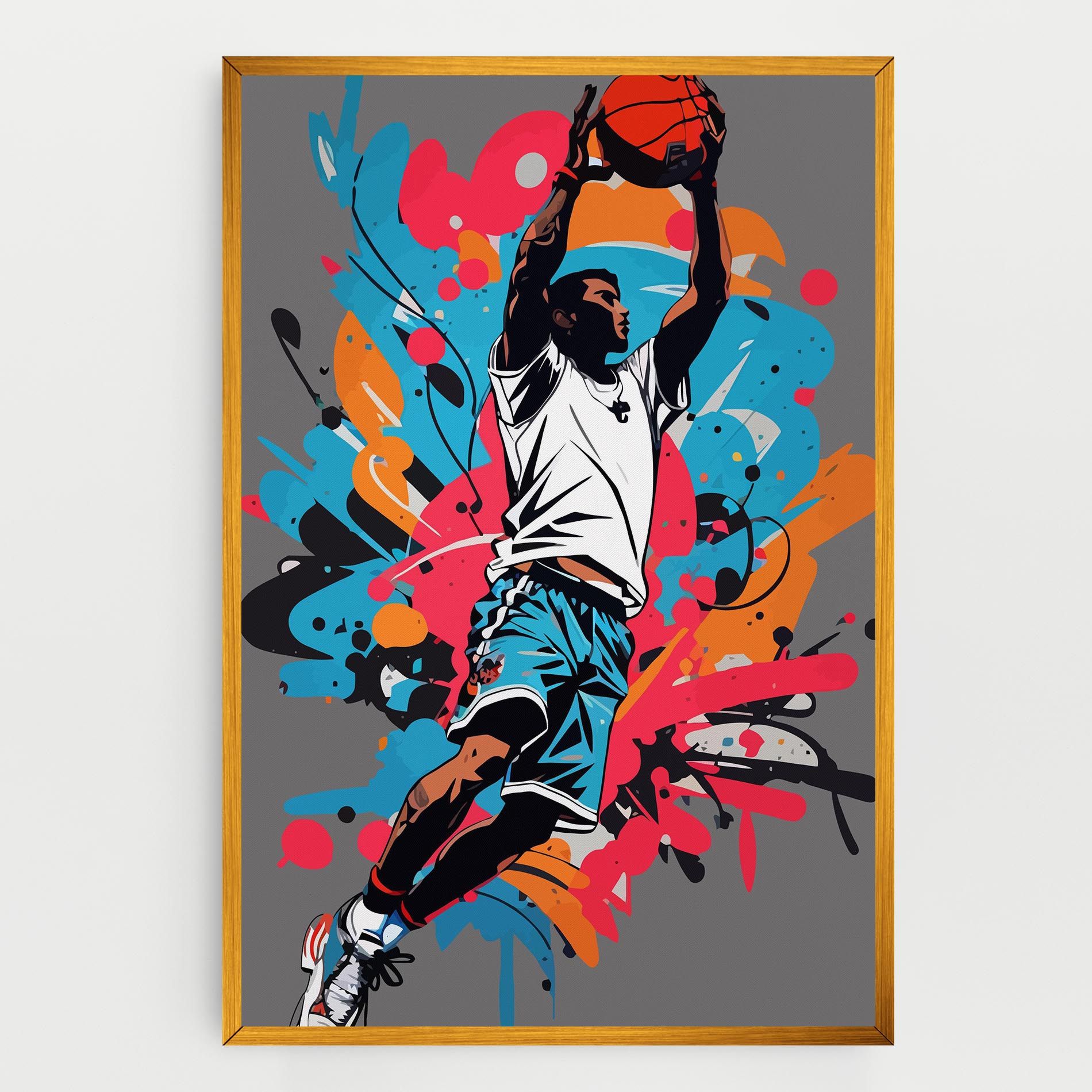 Blue Red Basket mockup 0