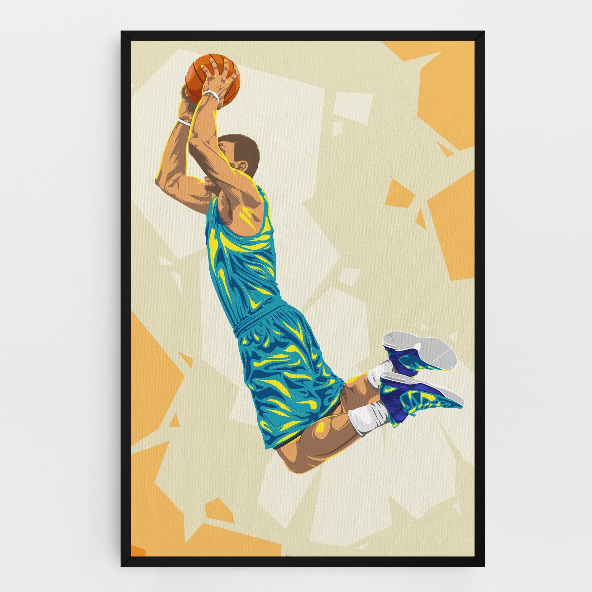Basketball Dunk Pose mockup 0