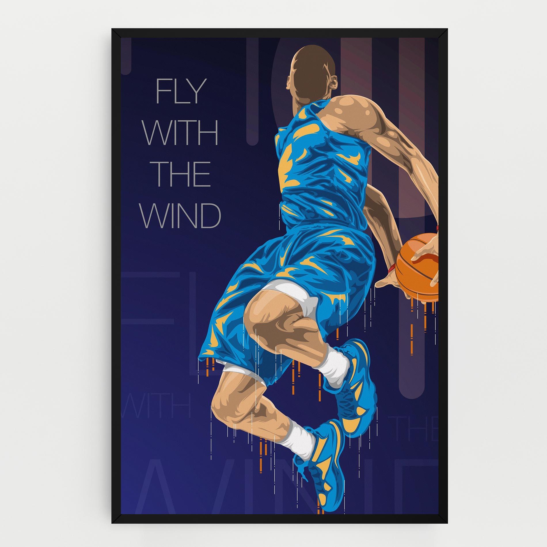 Leinwandbild Fly With The Wind mockup 0