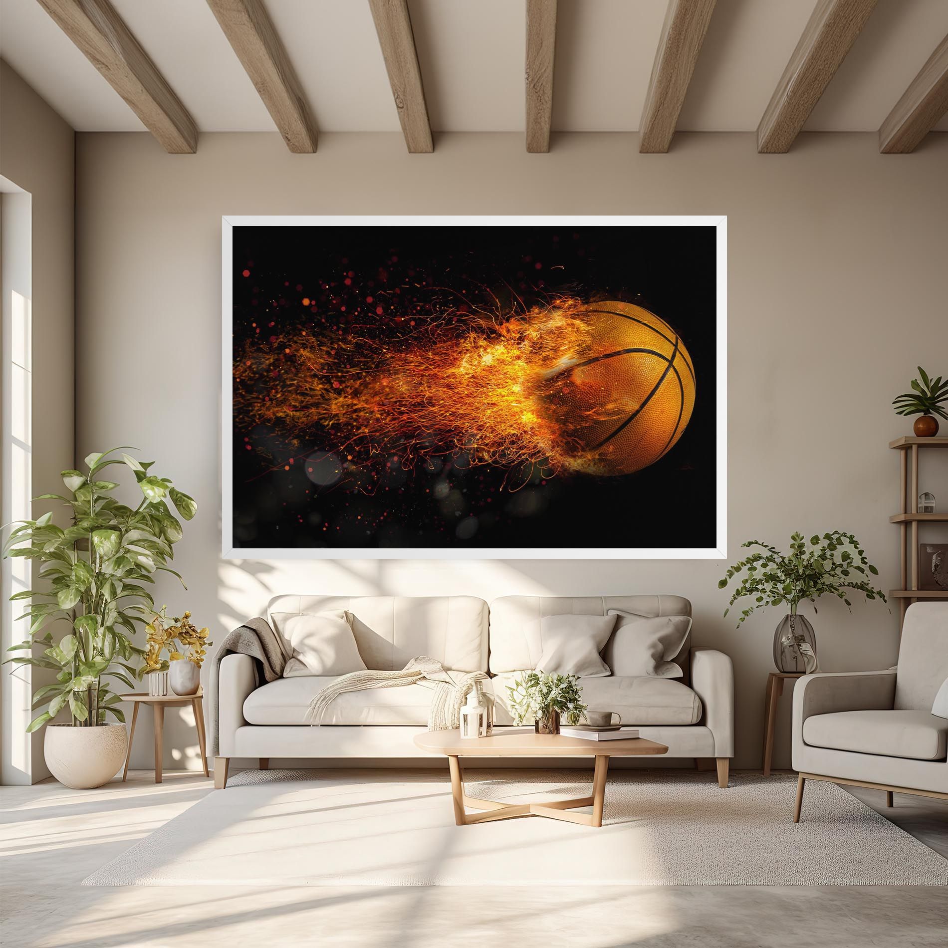 Basket Ball Flame mockup 6