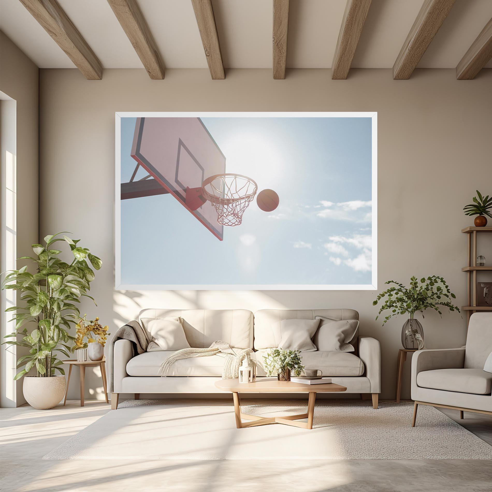 Leinwandbild Basketball Hoop mockup 6