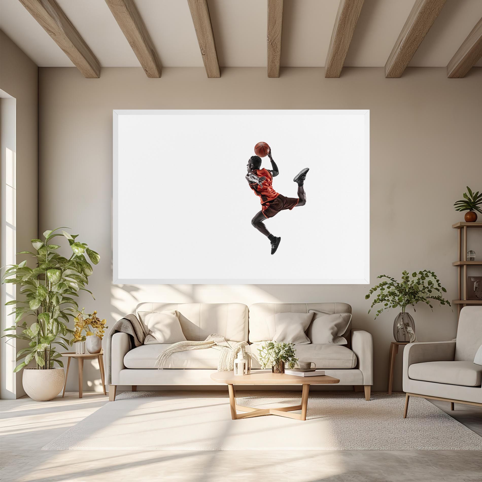 Basketball Player Flying mockup 6