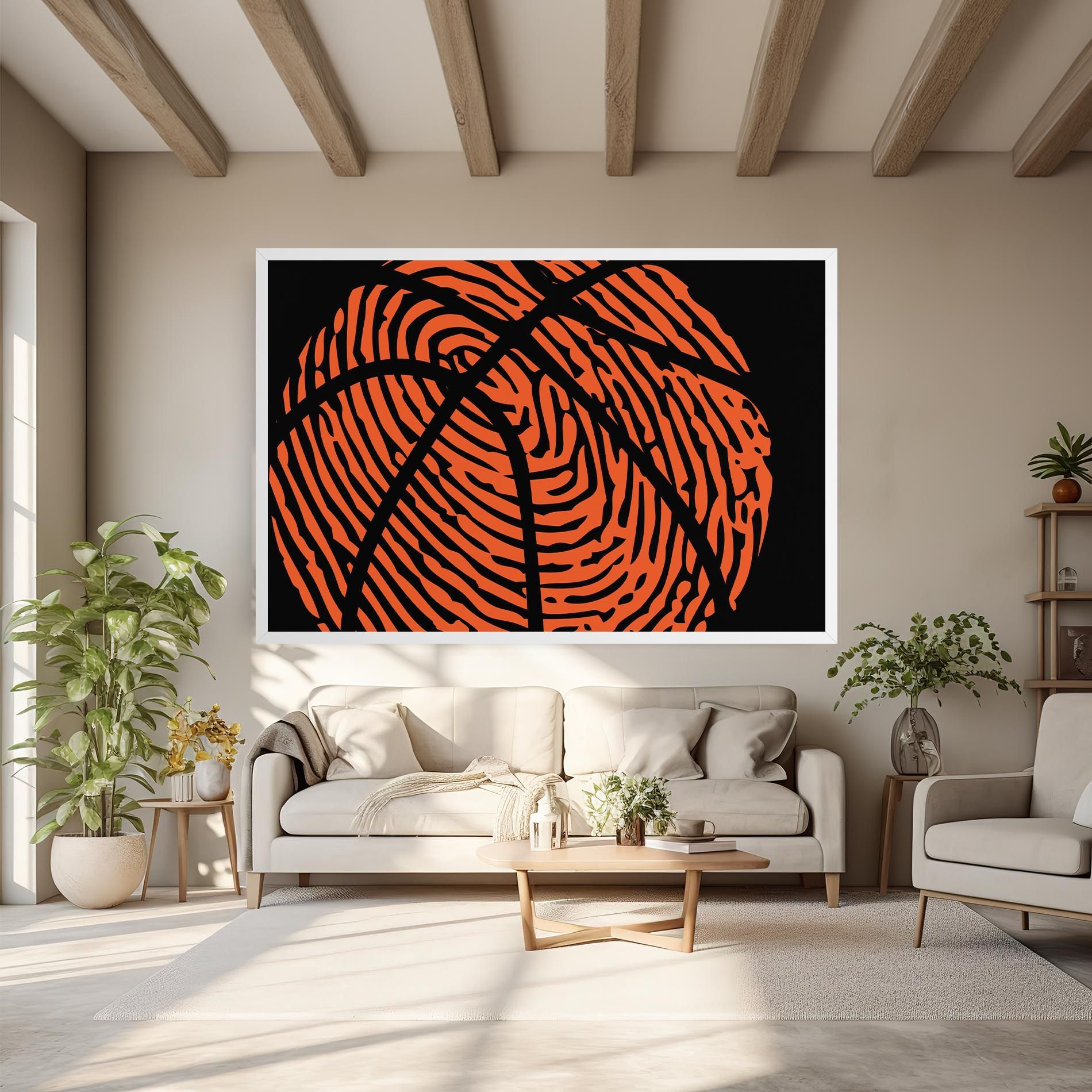 Fingerprint Basketball mockup 6