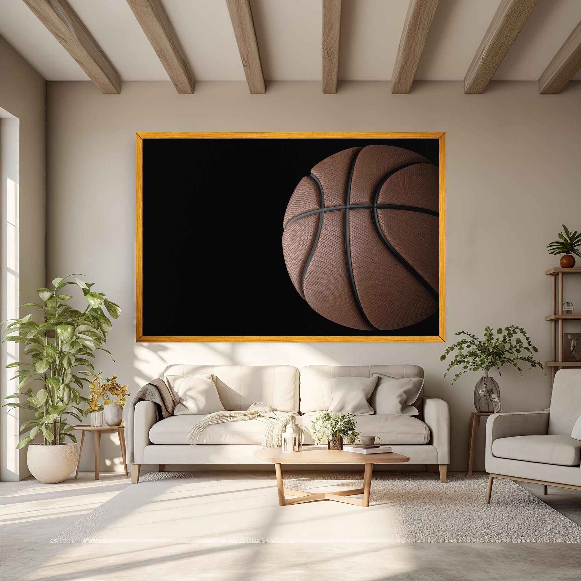 3d Basketball Ball mockup 6
