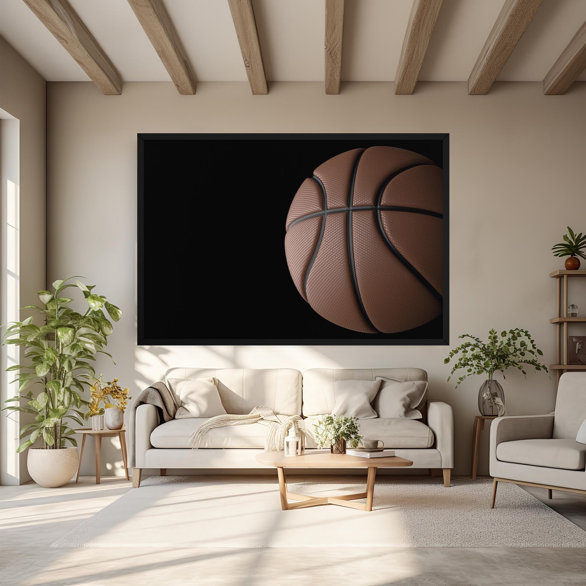 3d Basketball Ball mockup 6