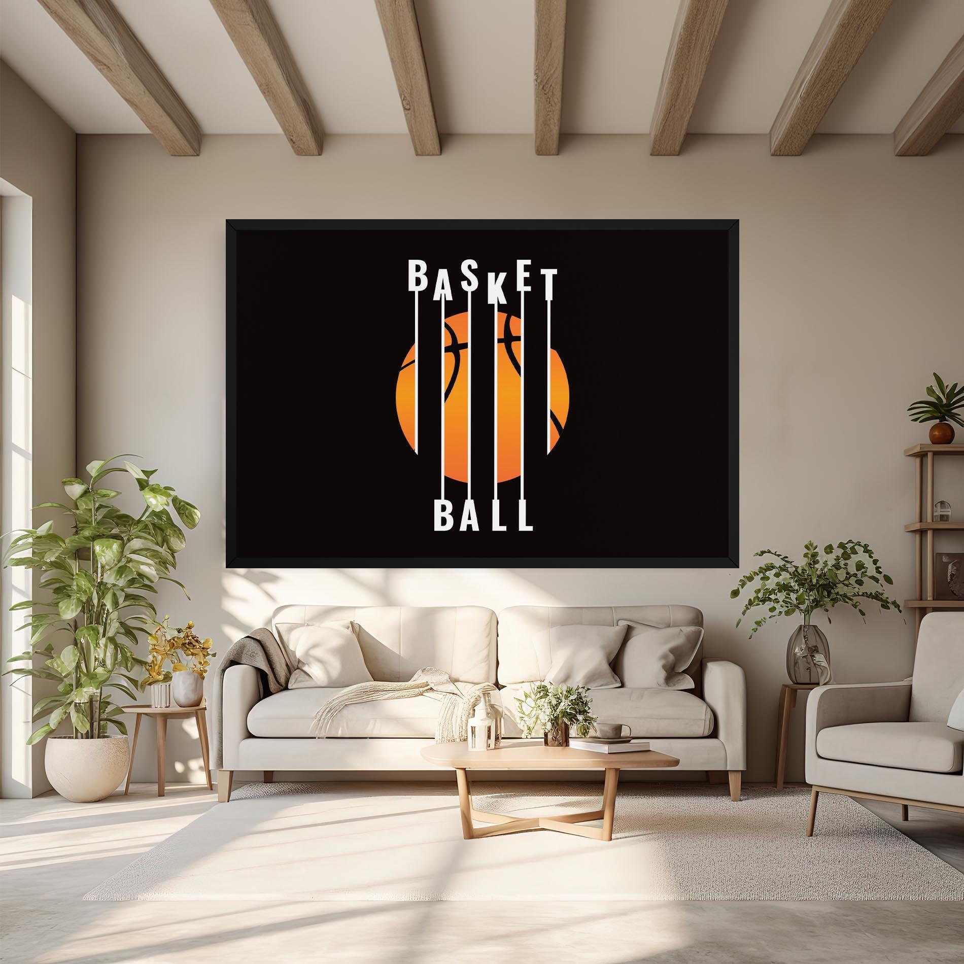 Leinwandbild Basket Ball mockup 6