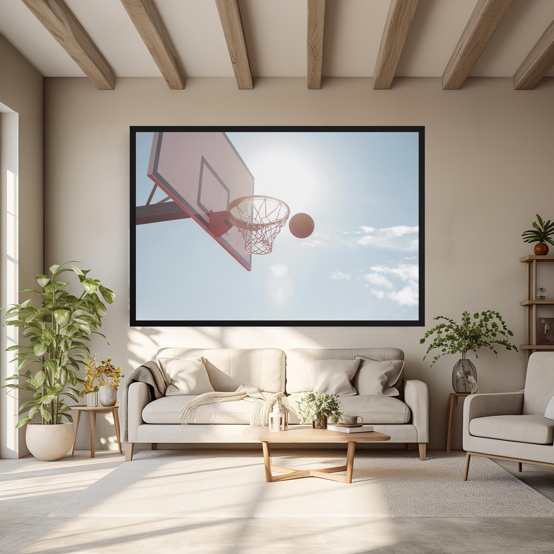 Leinwandbild Basketball Hoop mockup 6