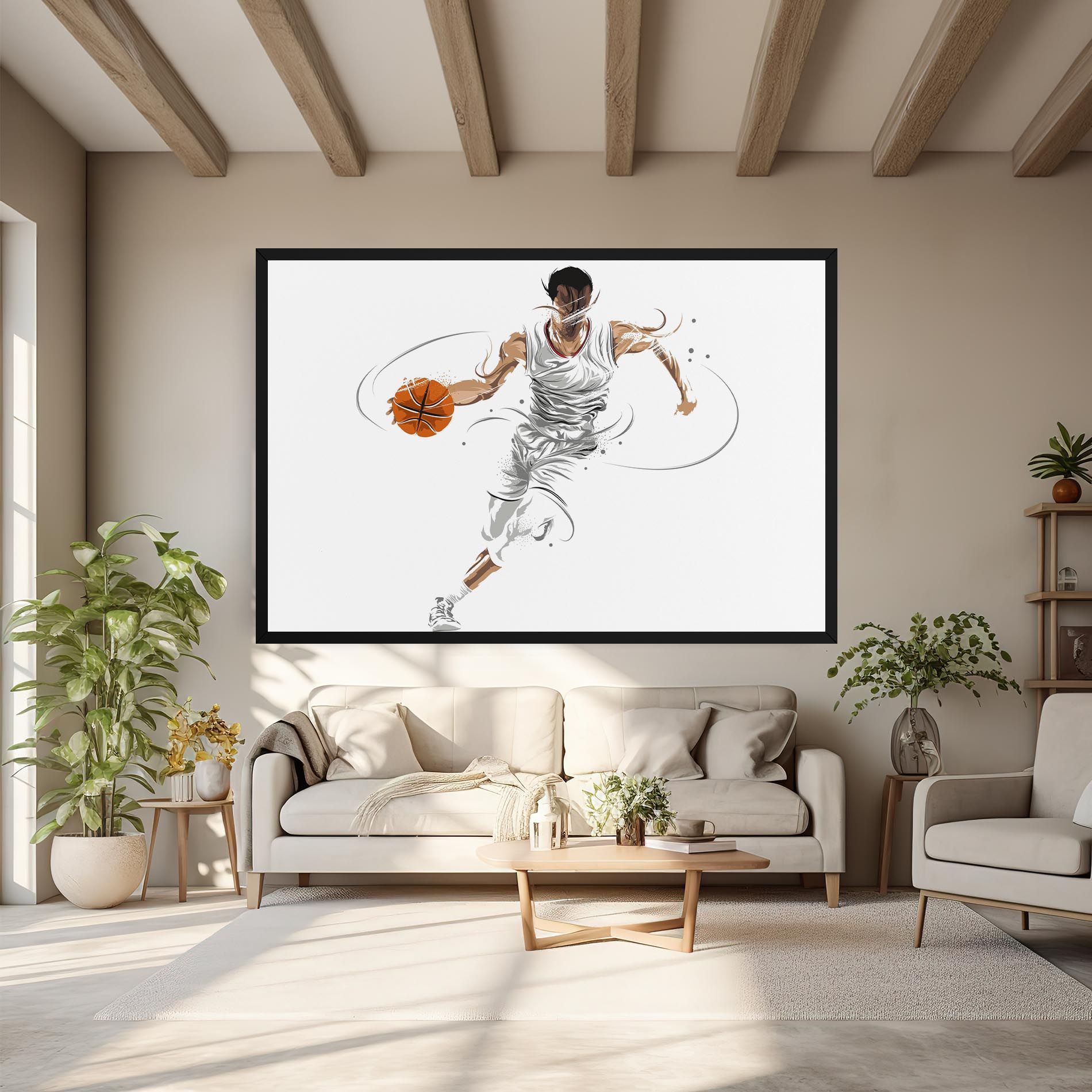 Dribbling Basketbal mockup 6