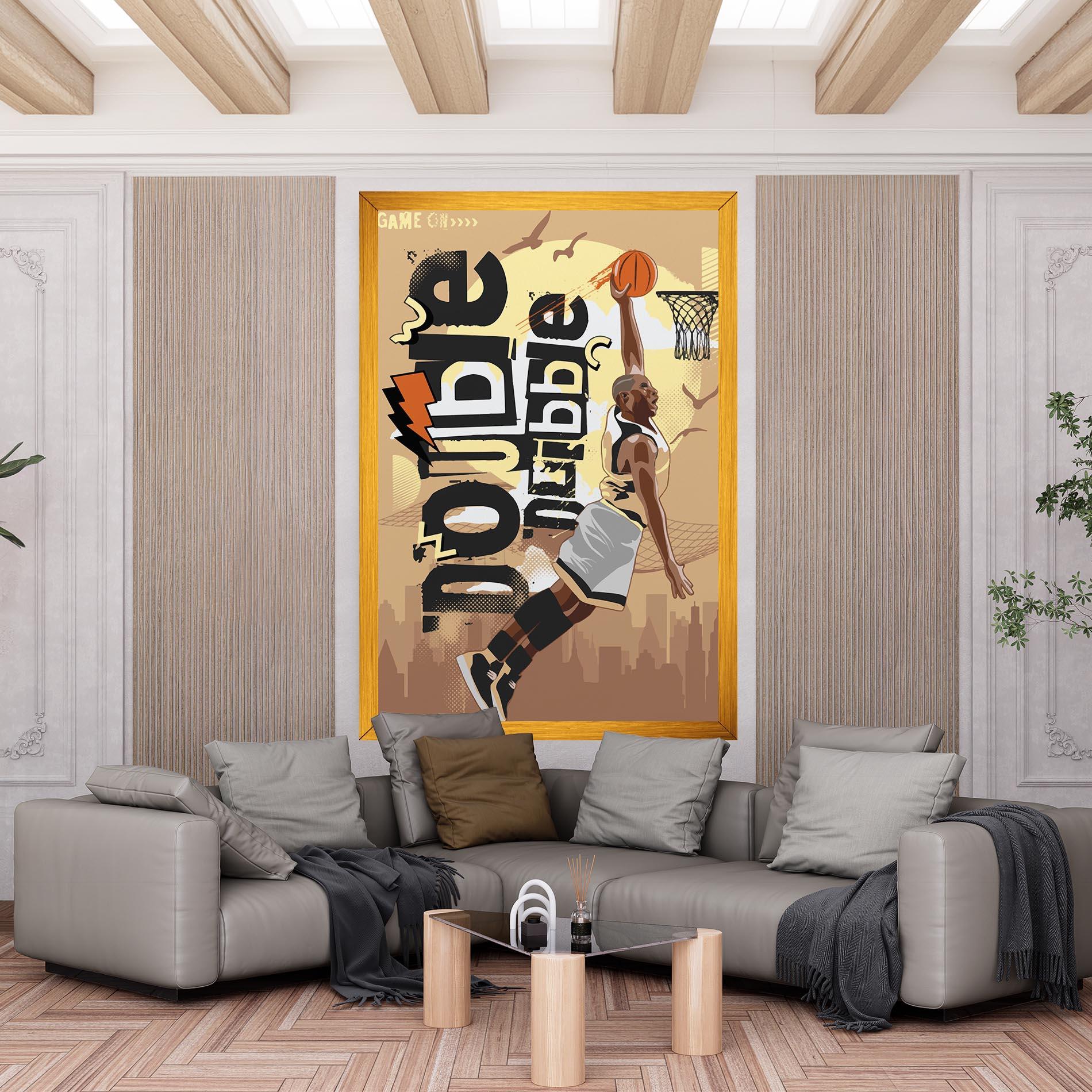 Leinwandbild Double Dribble mockup 6