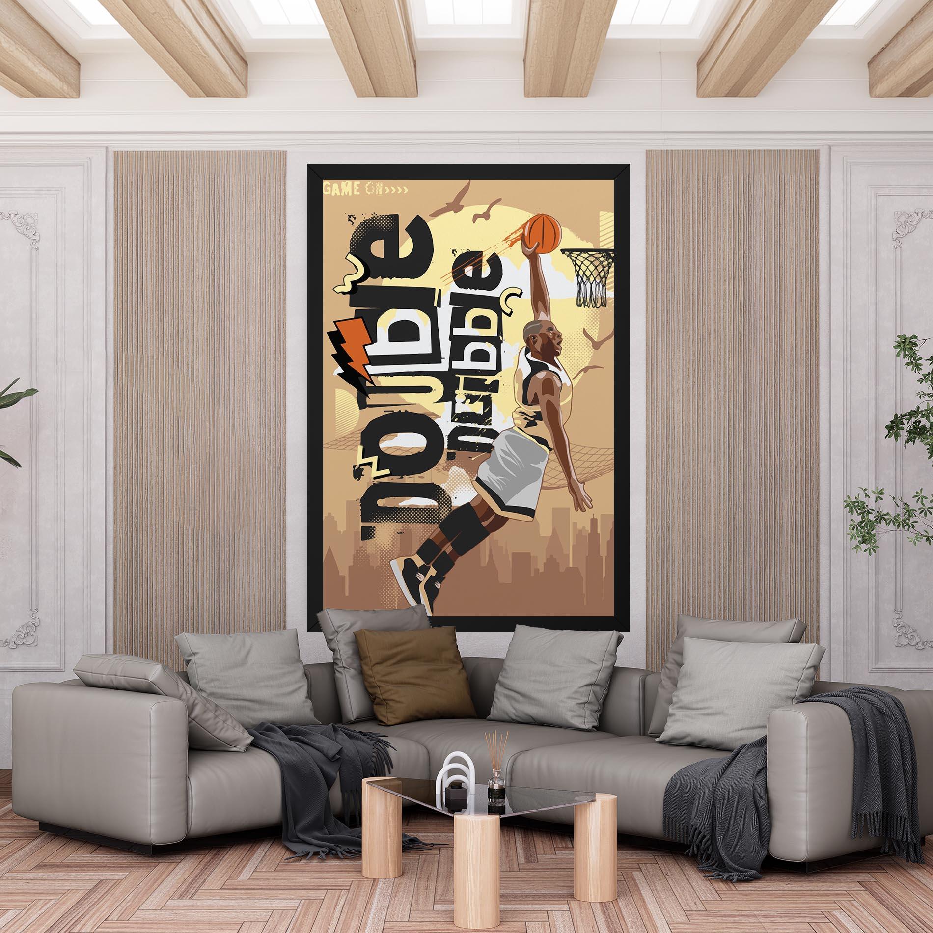 Leinwandbild Double Dribble mockup 6