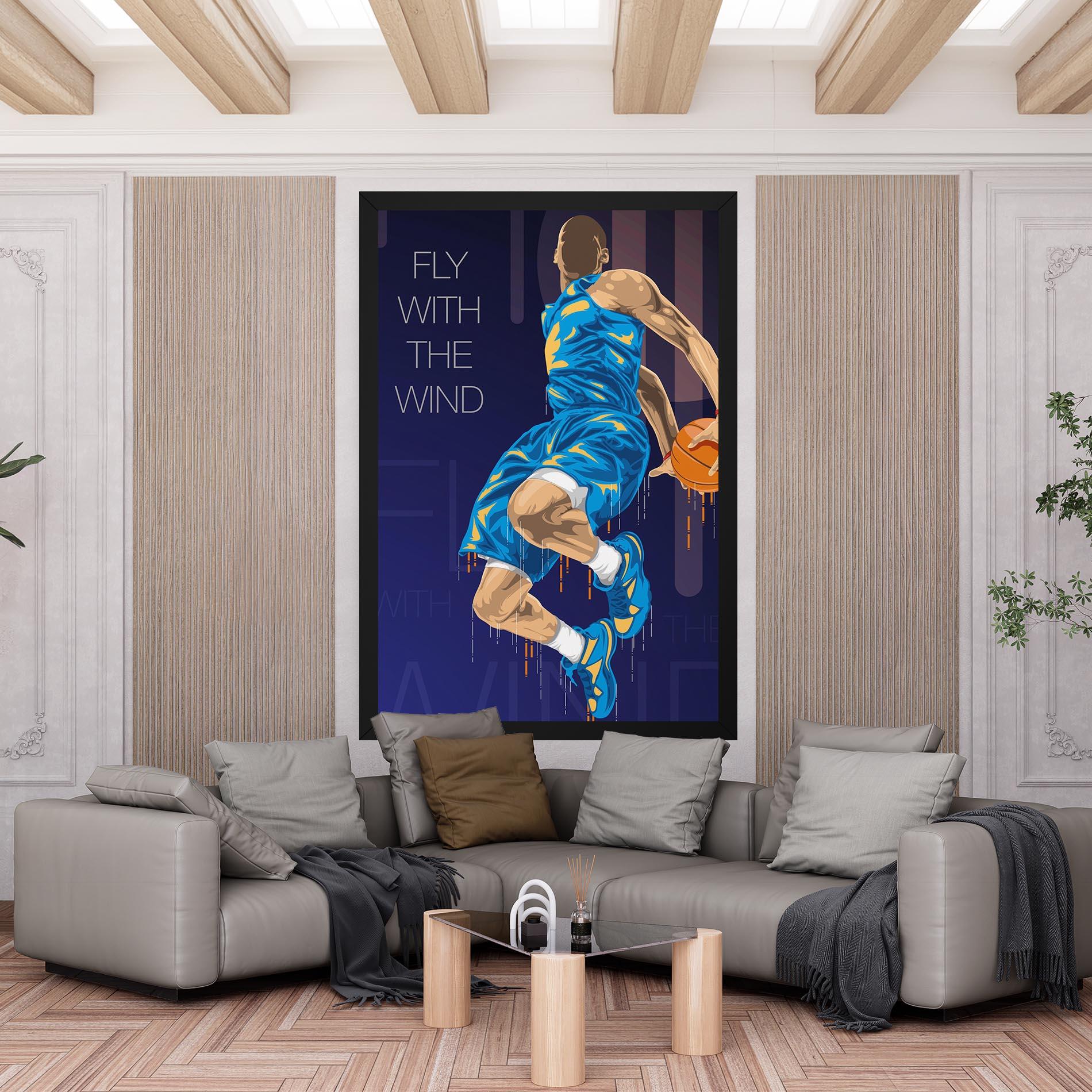 Leinwandbild Fly With The Wind mockup 6