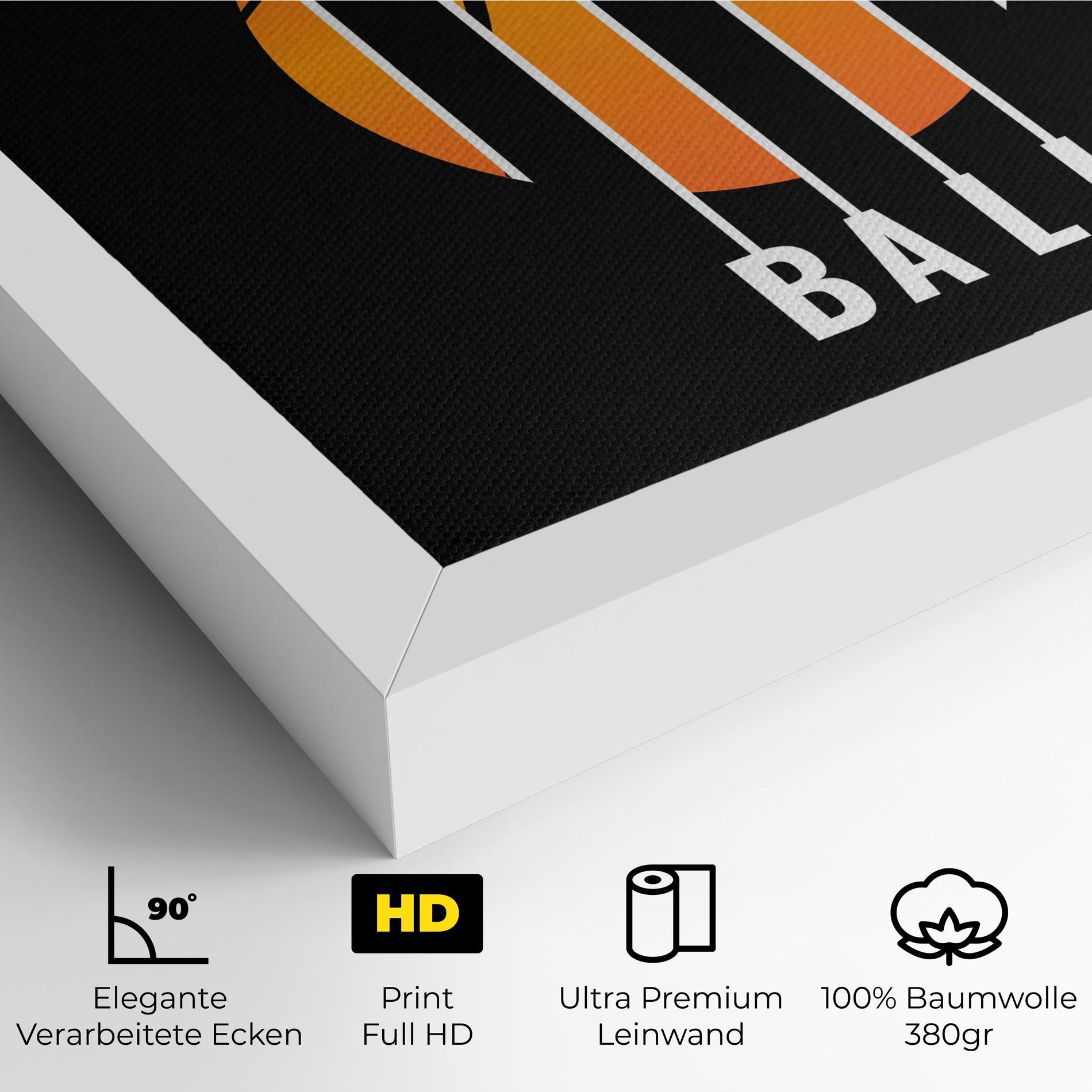 Leinwandbild Basket Ball mockup 4