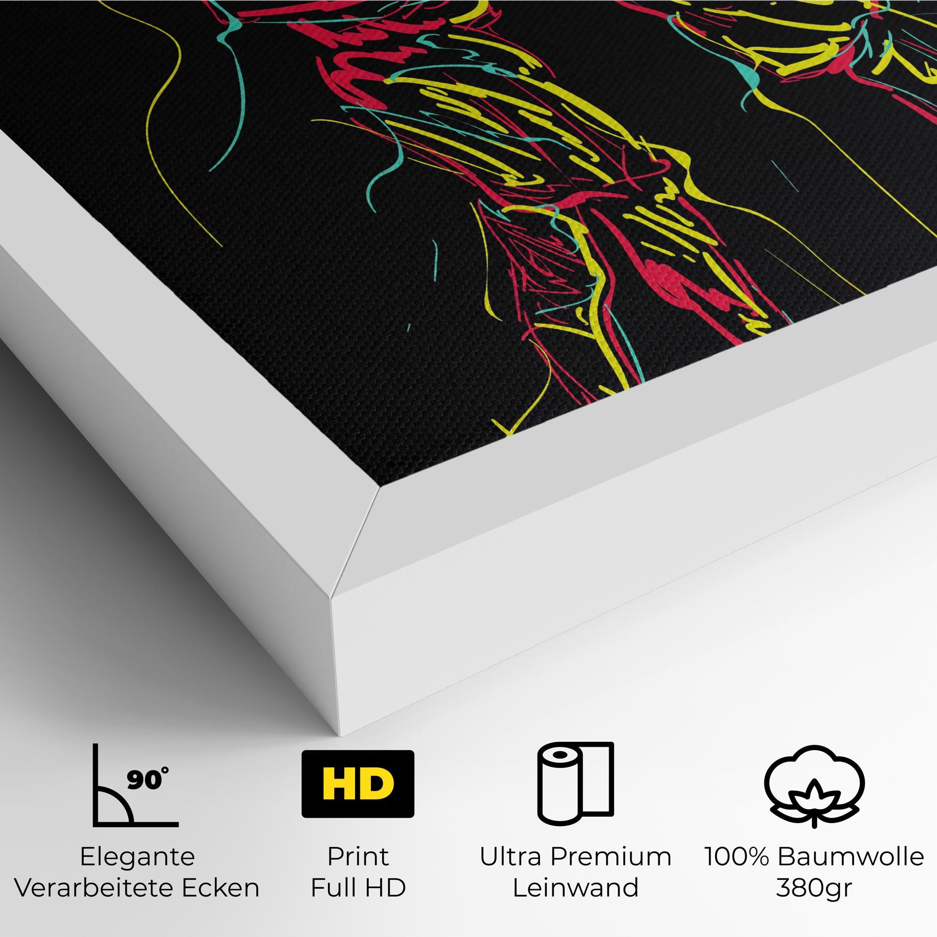 Leinwandbild Basket Line Jump mockup 4