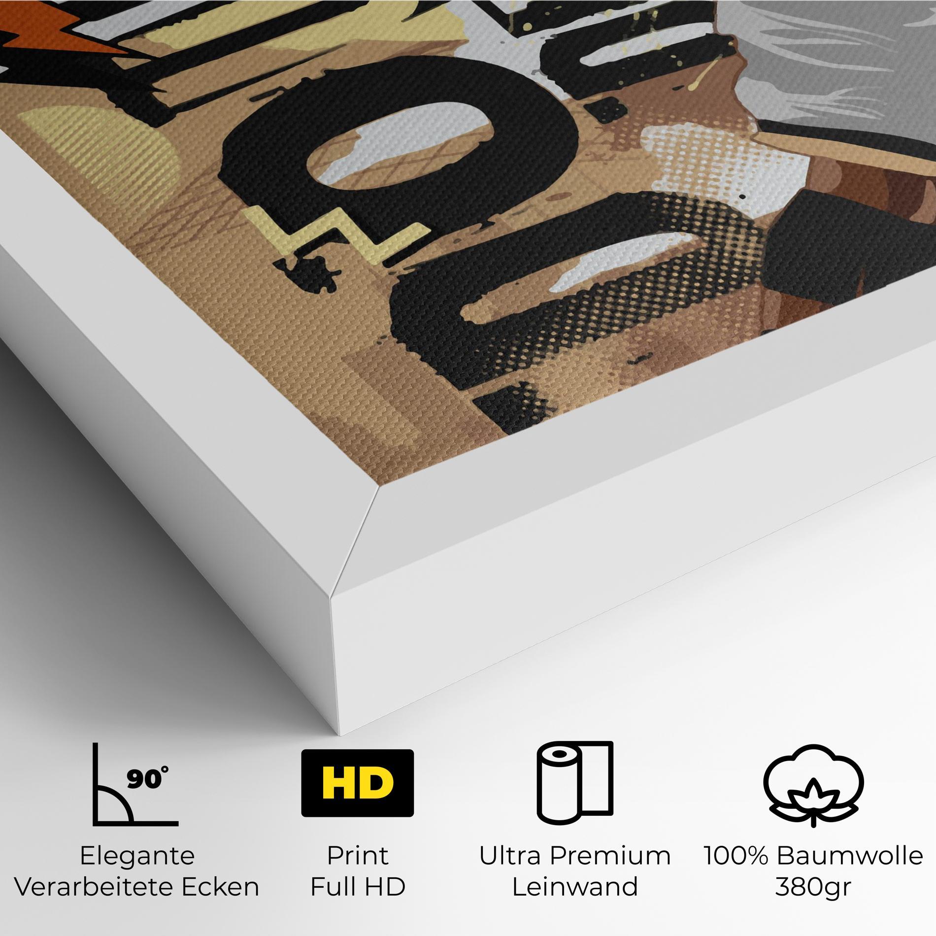 Leinwandbild Double Dribble mockup 4