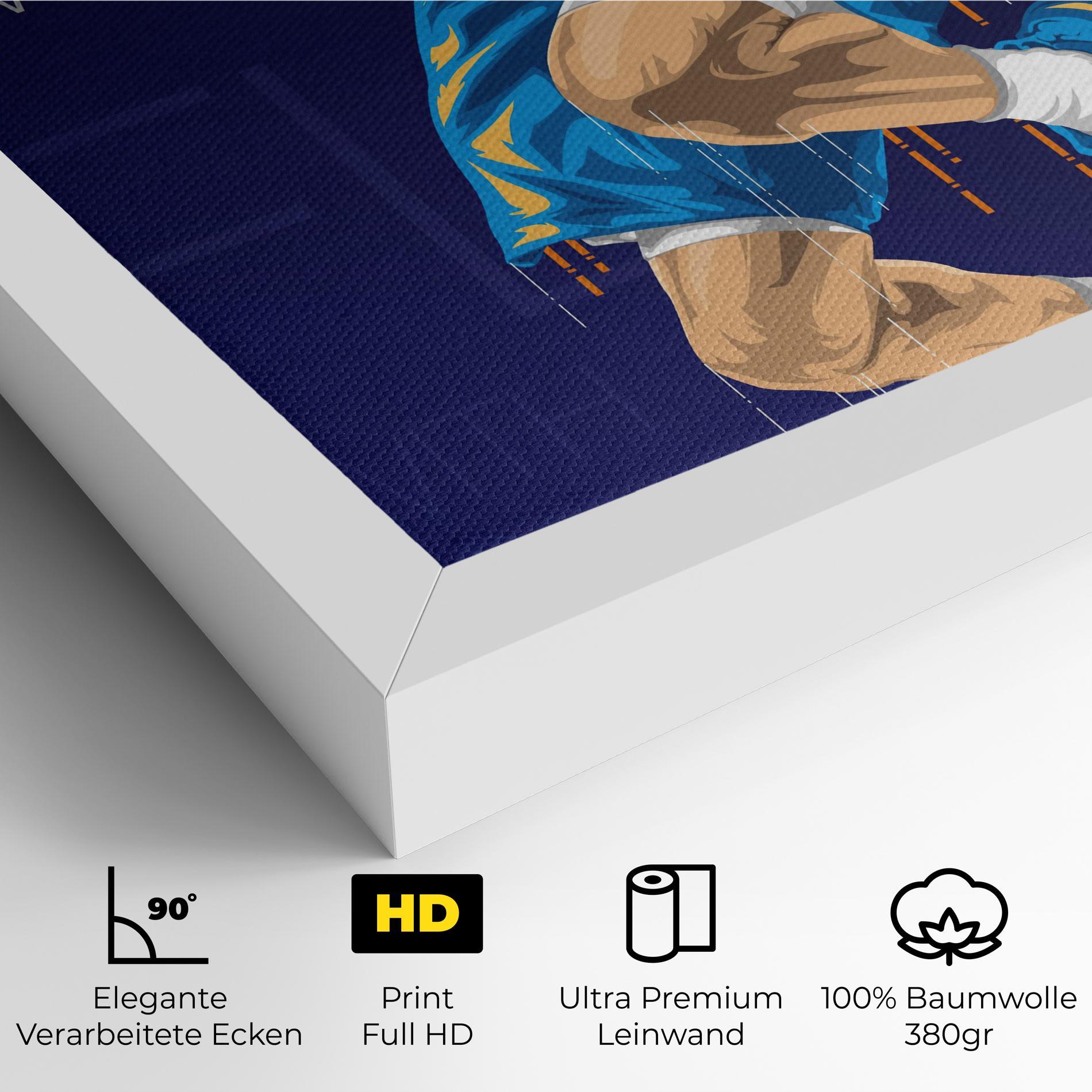 Leinwandbild Fly With The Wind mockup 4