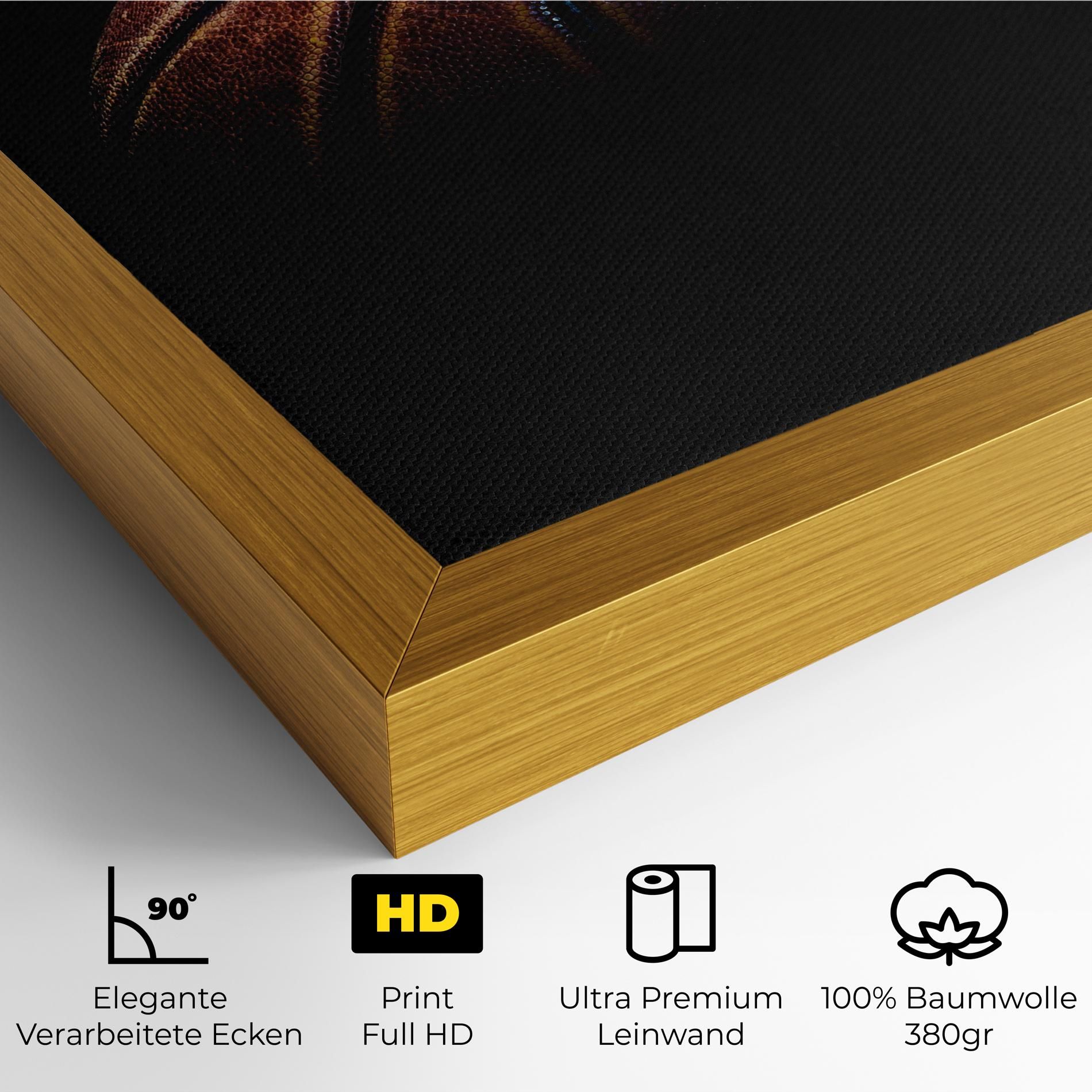 Basketball Ball In Dark mockup 4