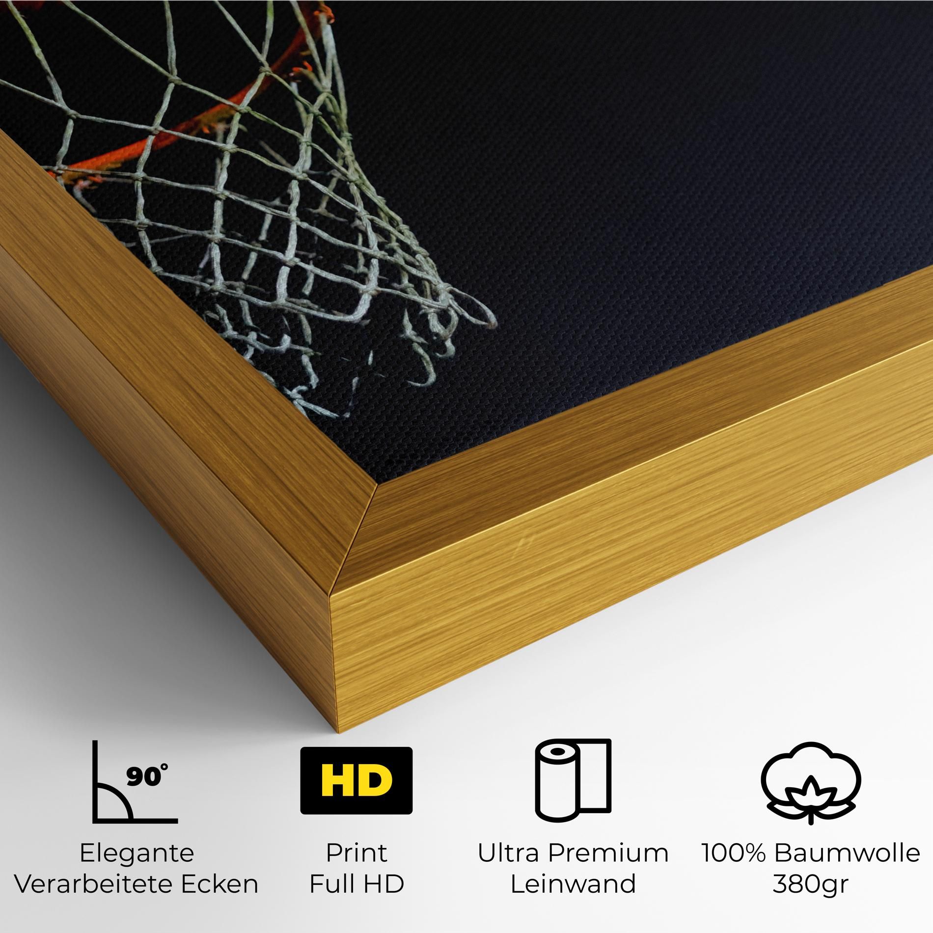 Basketball Hoop On Black mockup 4
