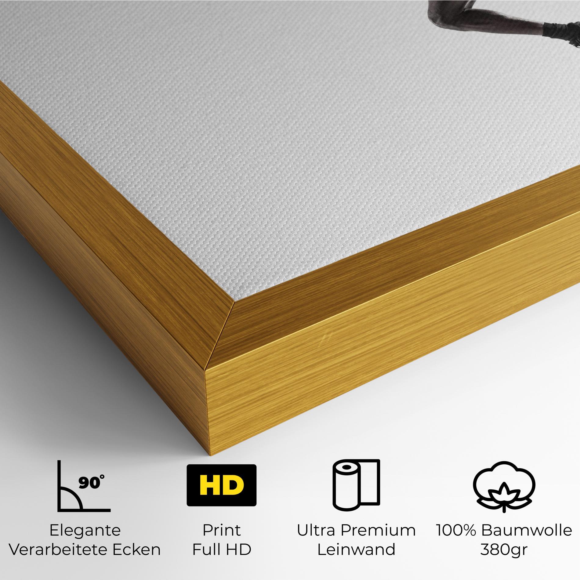 Leinwandbild Basketball Player Flying mockup 4