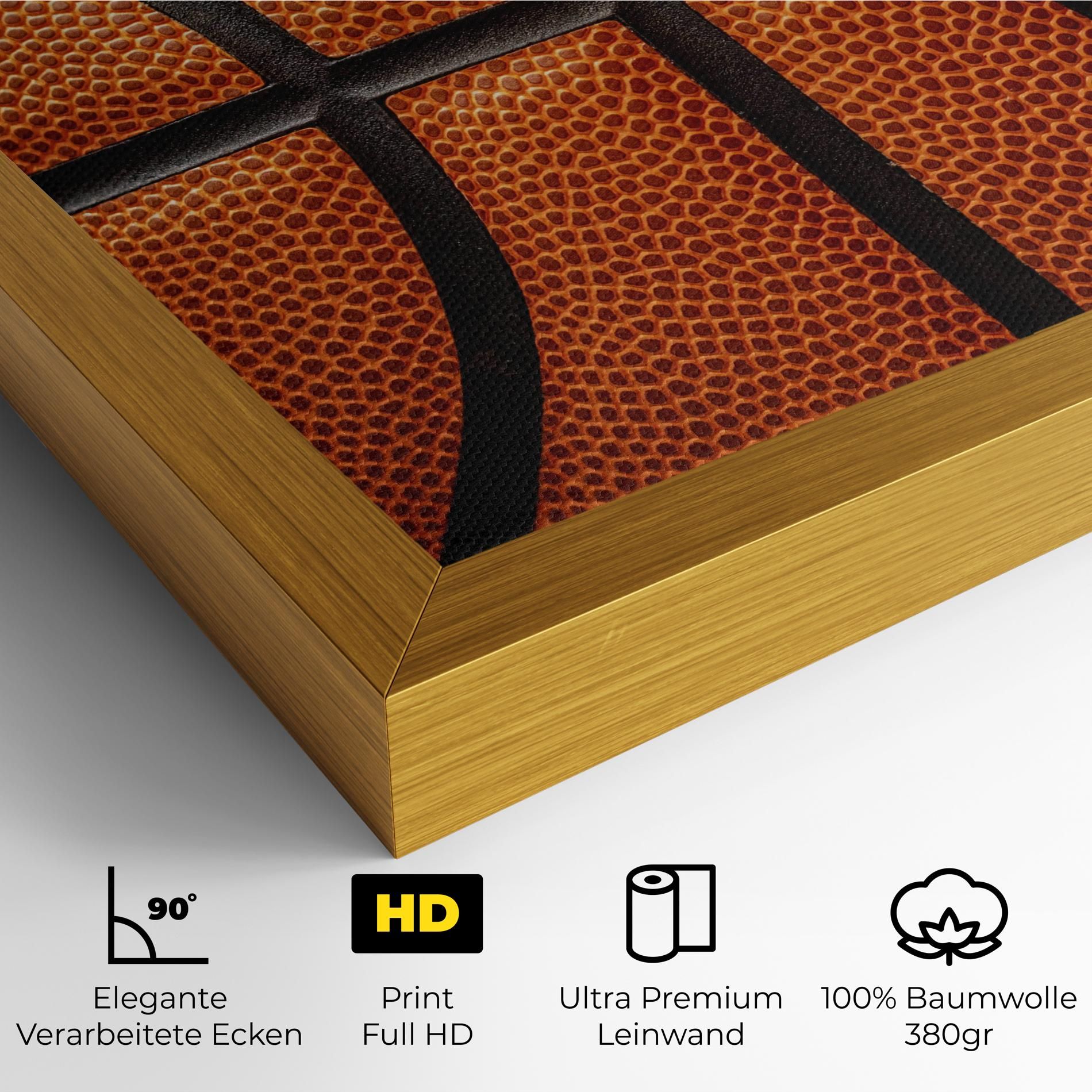 Close Up Leather Basketball mockup 4