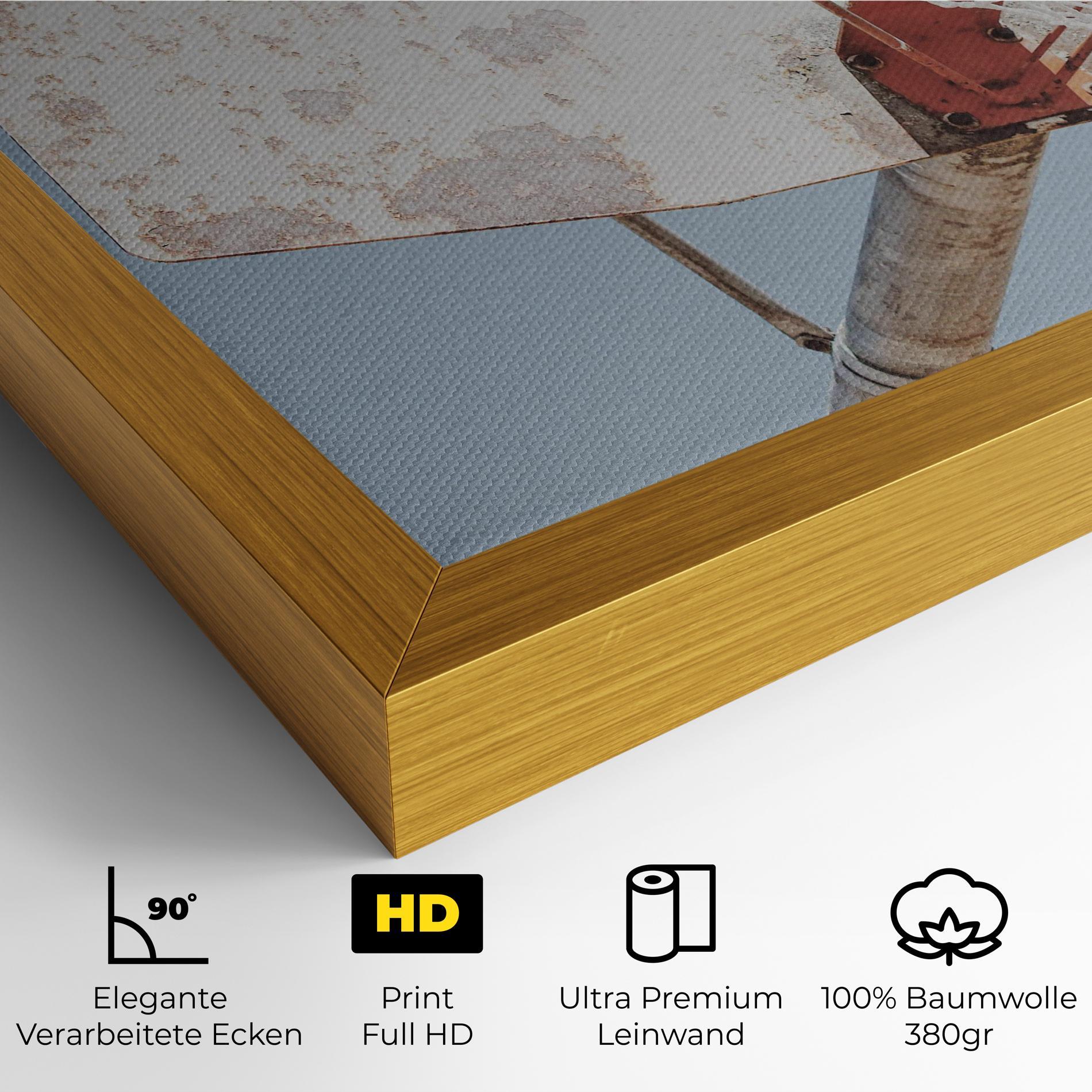 Leinwandbild Old Basketball Hoop mockup 4