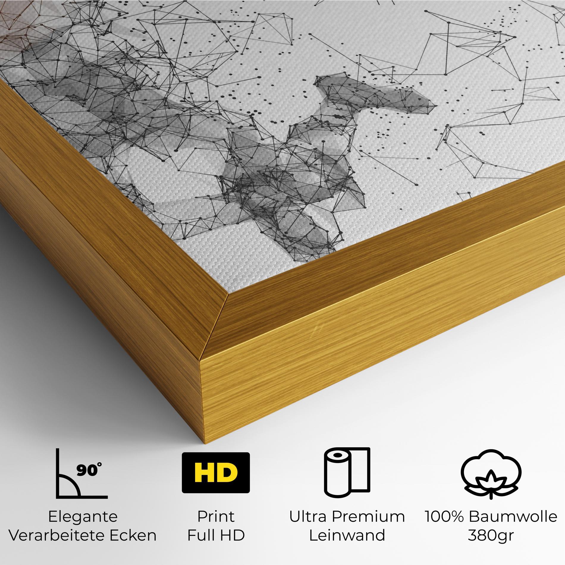 Leinwandbild Orange Line Basket mockup 4