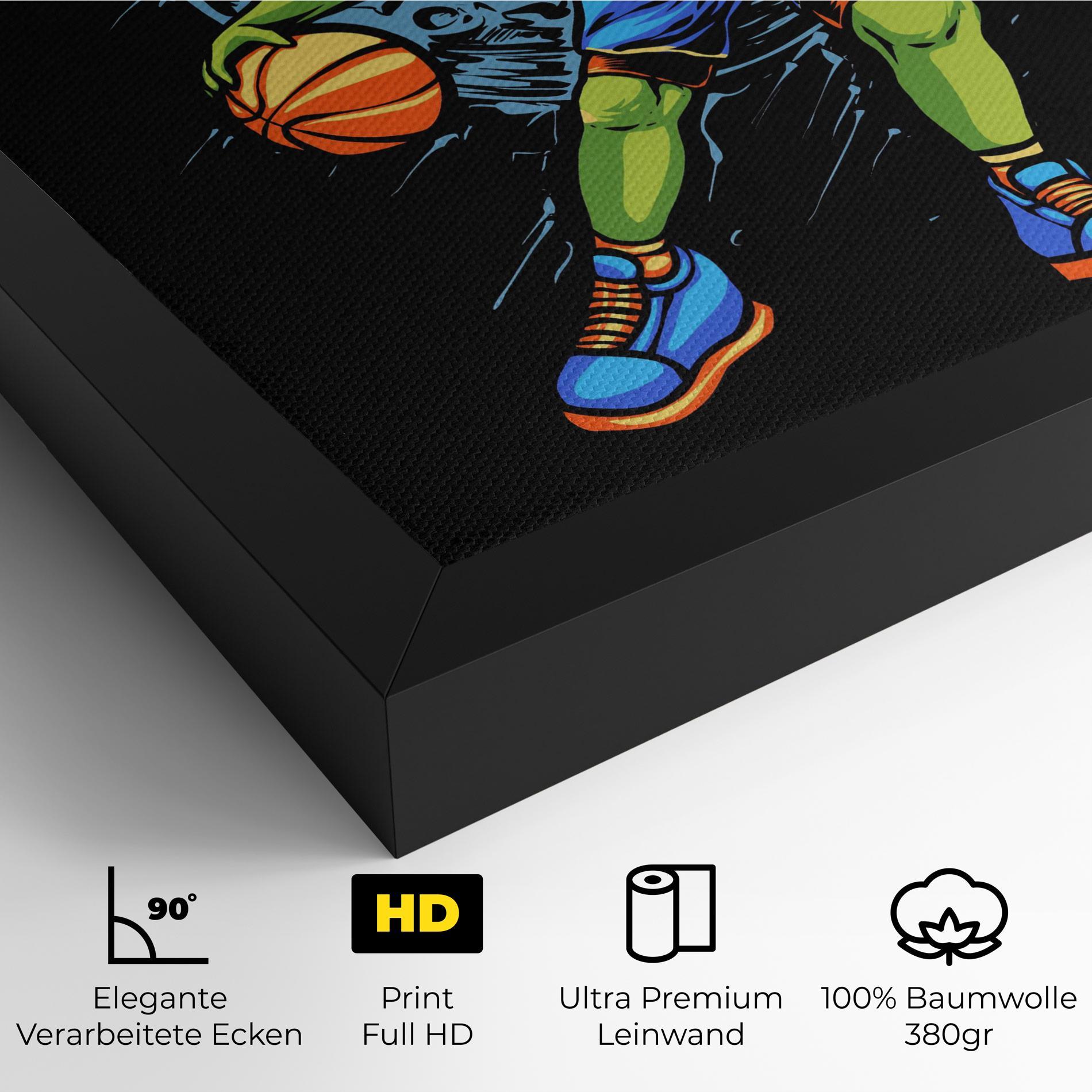 Leinwandbild Alien Basketball mockup 4