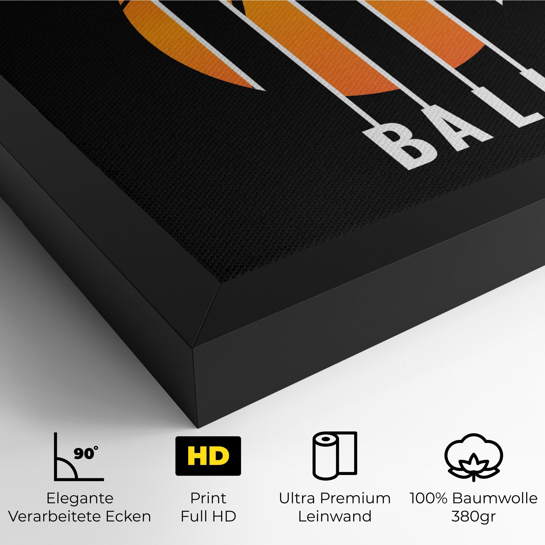 Leinwandbild Basket Ball mockup 4
