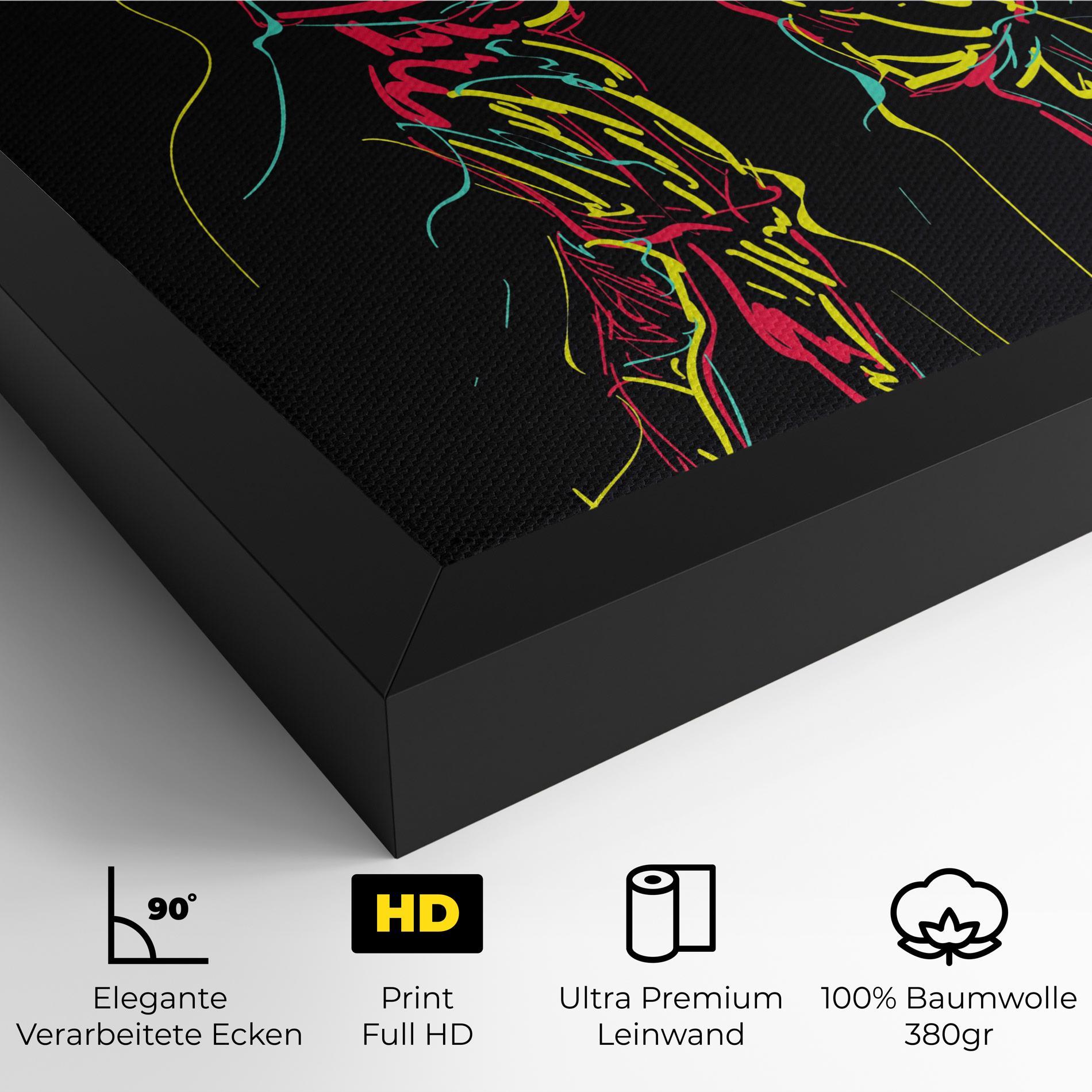 Leinwandbild Basket Line Jump mockup 4