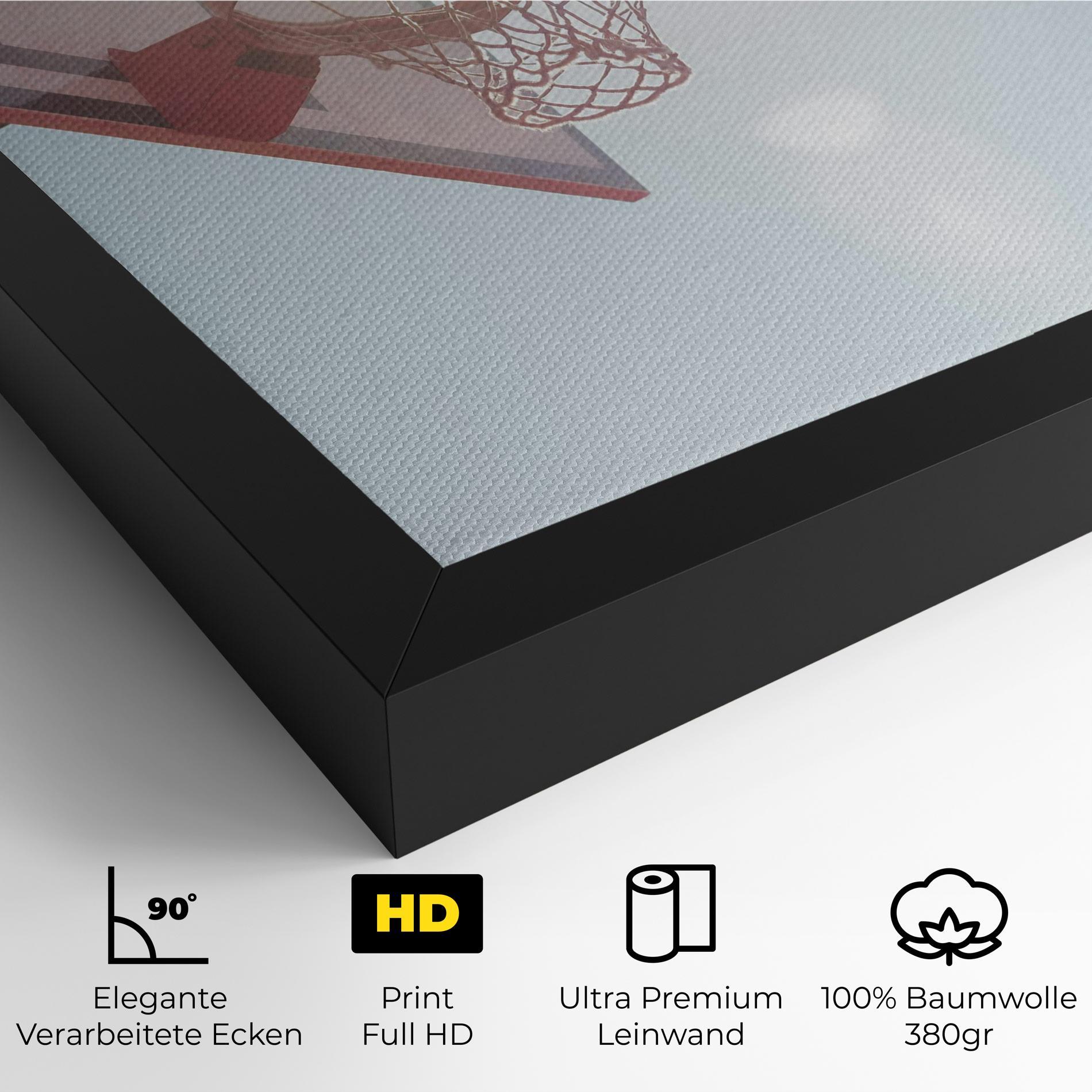 Leinwandbild Basketball Hoop mockup 4