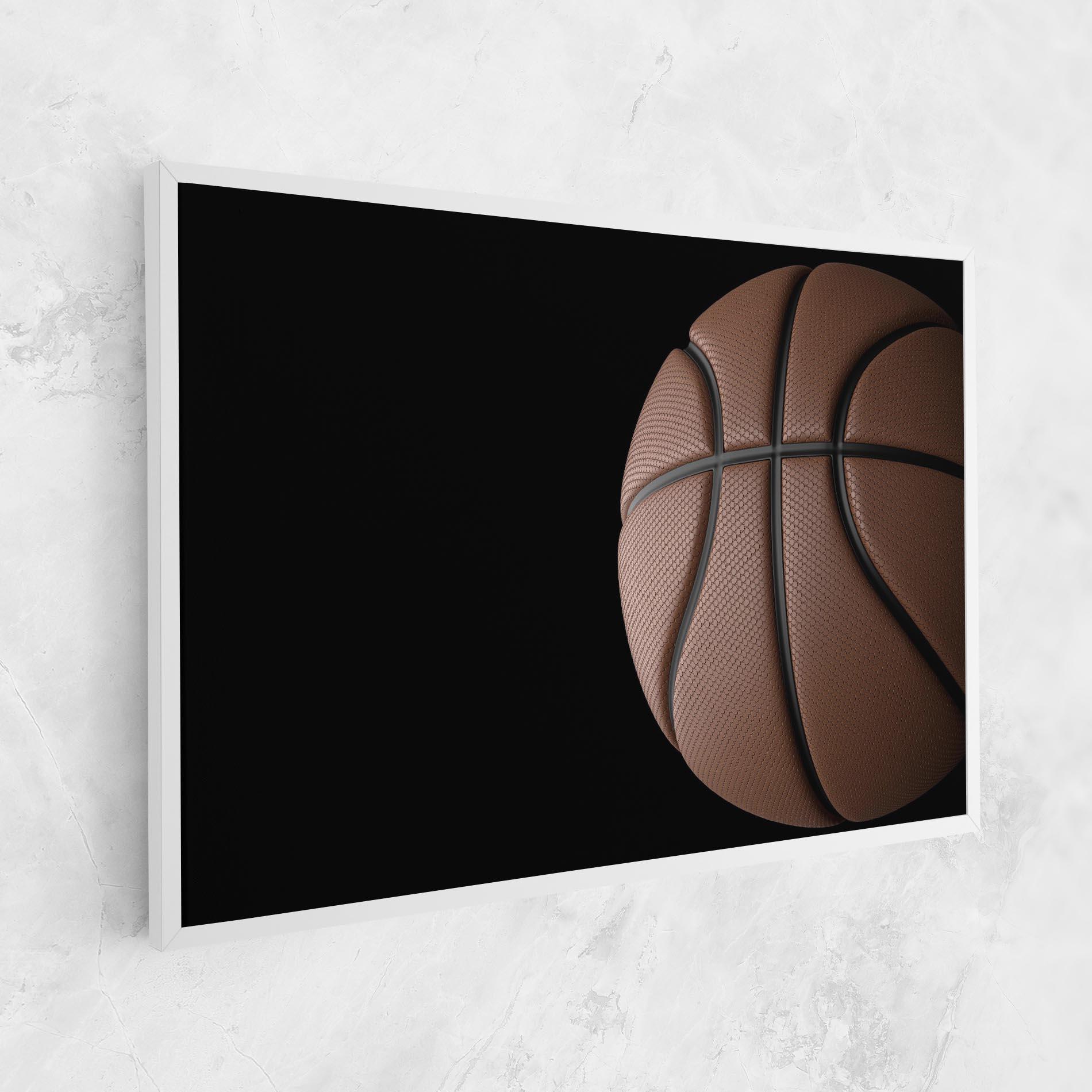 Leinwandbild 3d Basketball Ball mockup 1