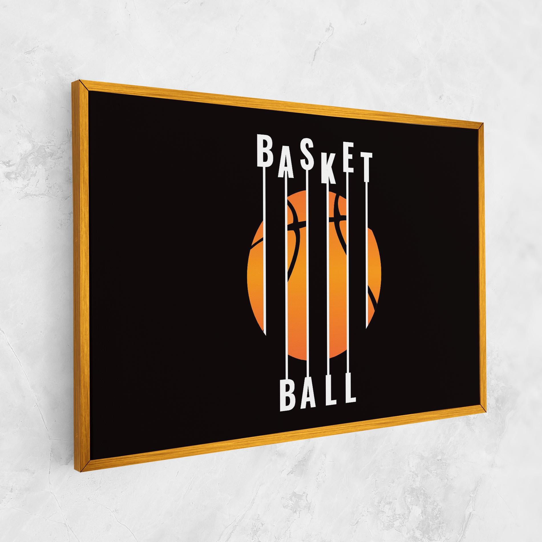 Leinwandbild Basket Ball mockup 1