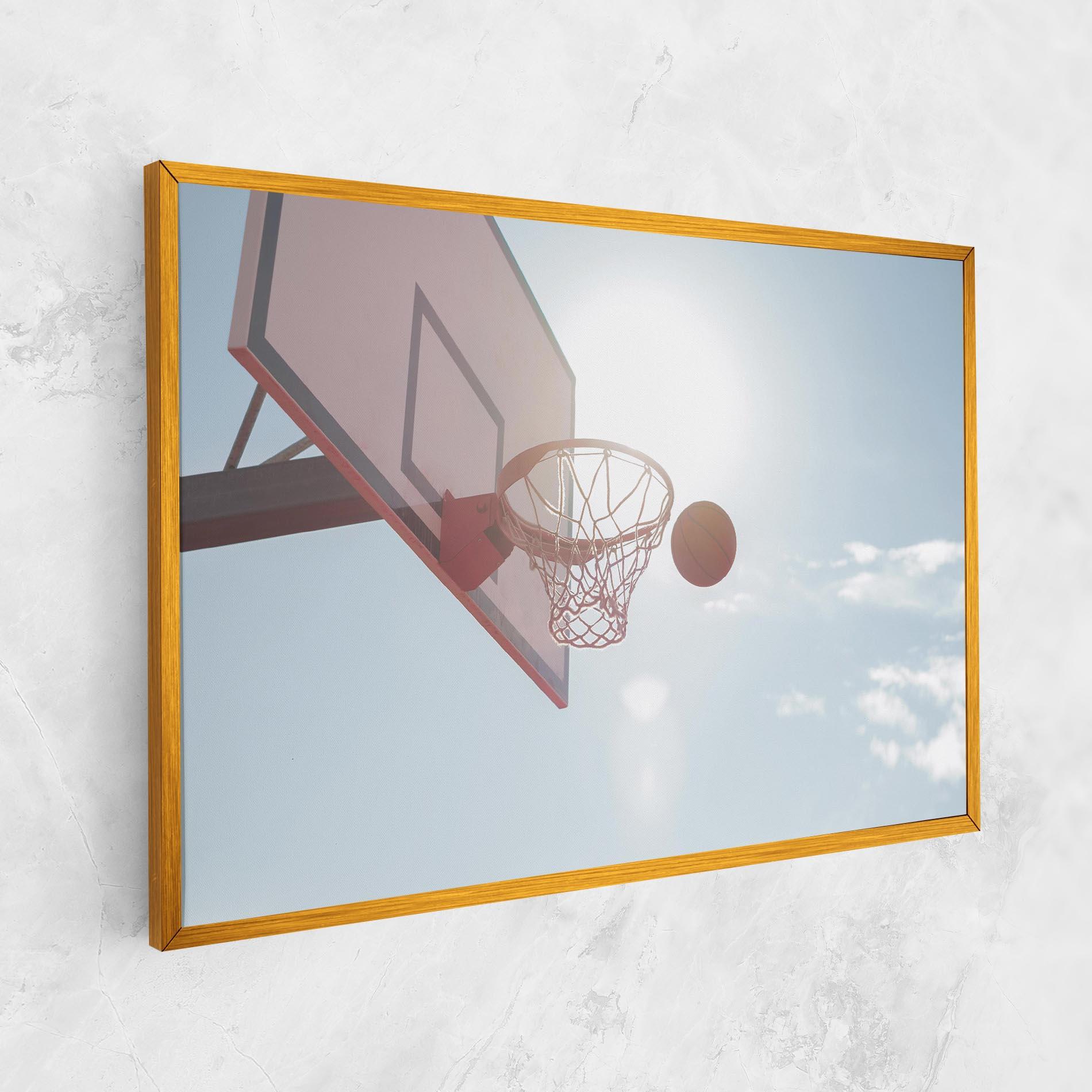 Leinwandbild Basketball Hoop mockup 1