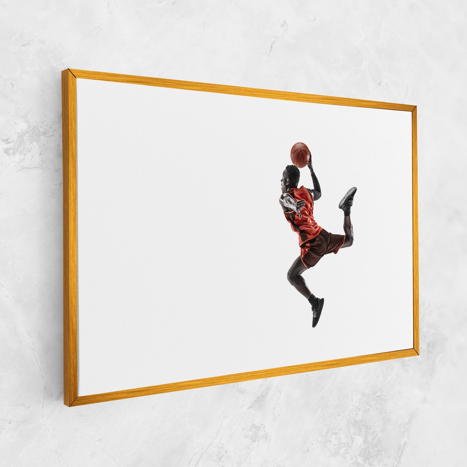 Leinwandbild Basketball Player Flying mockup 1