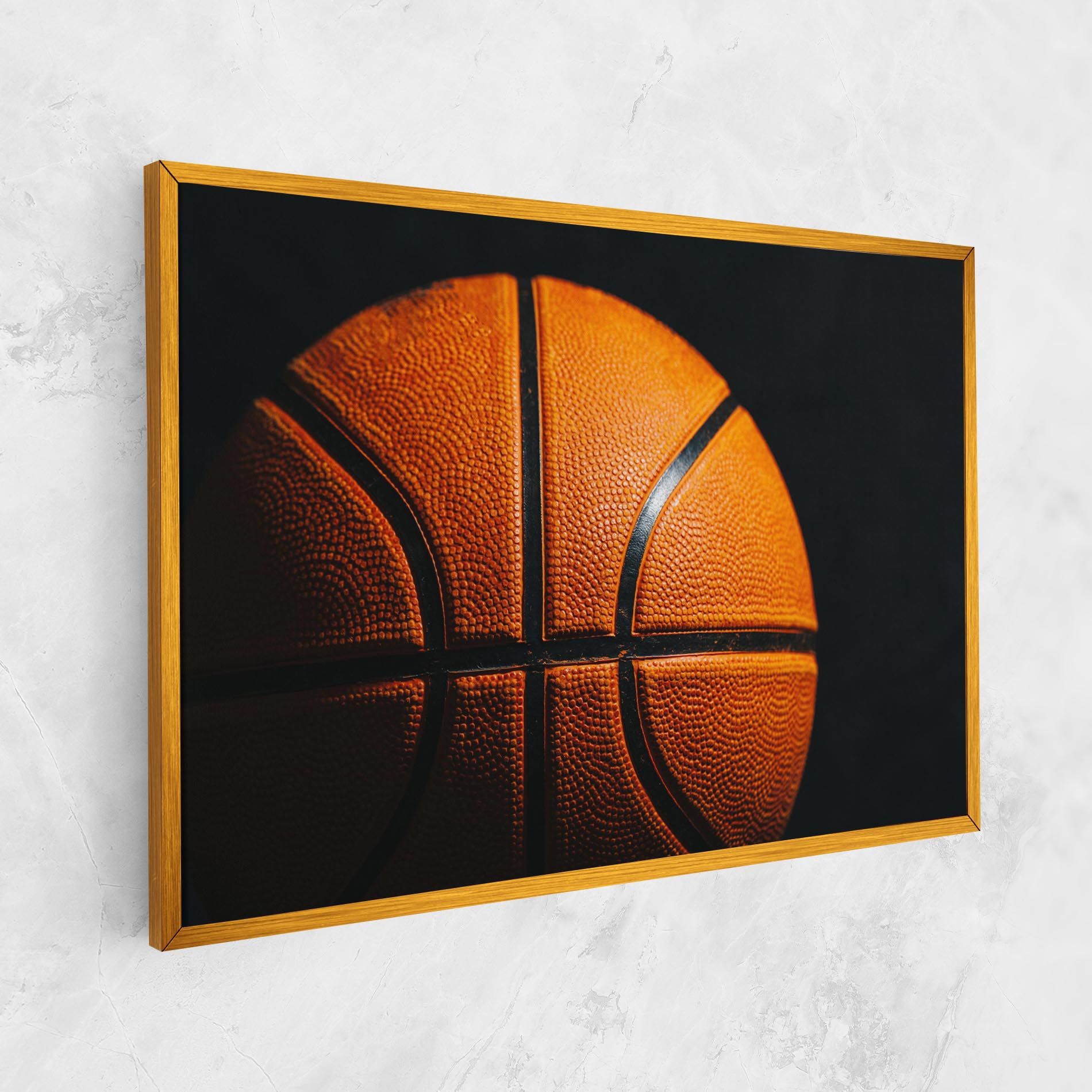 Orange Basketball mockup 1
